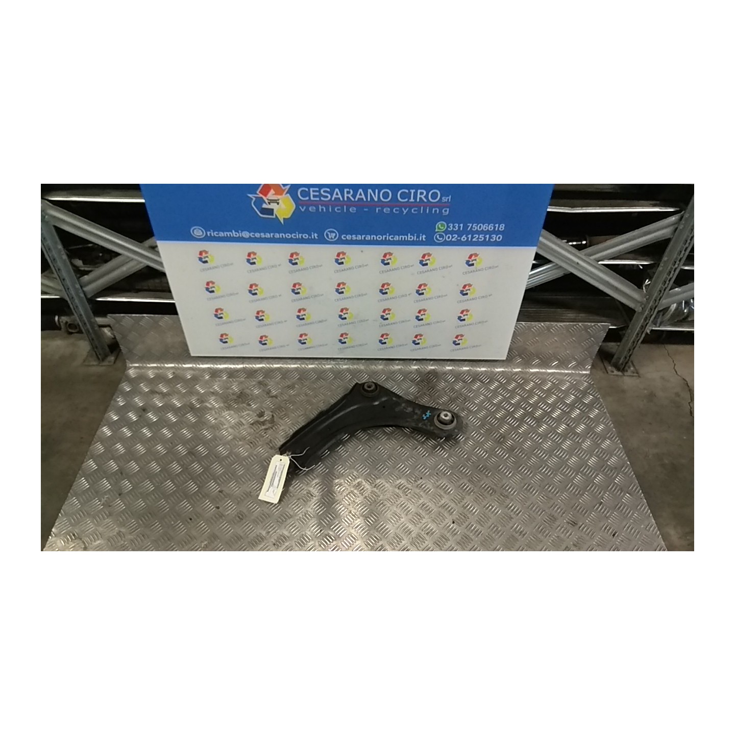 BRACCIO OSCILLANTE SOSP. ANT. SX. 108 RENAULT MEGANE 3A SERIE (10/08-) F9QN8 545018194R