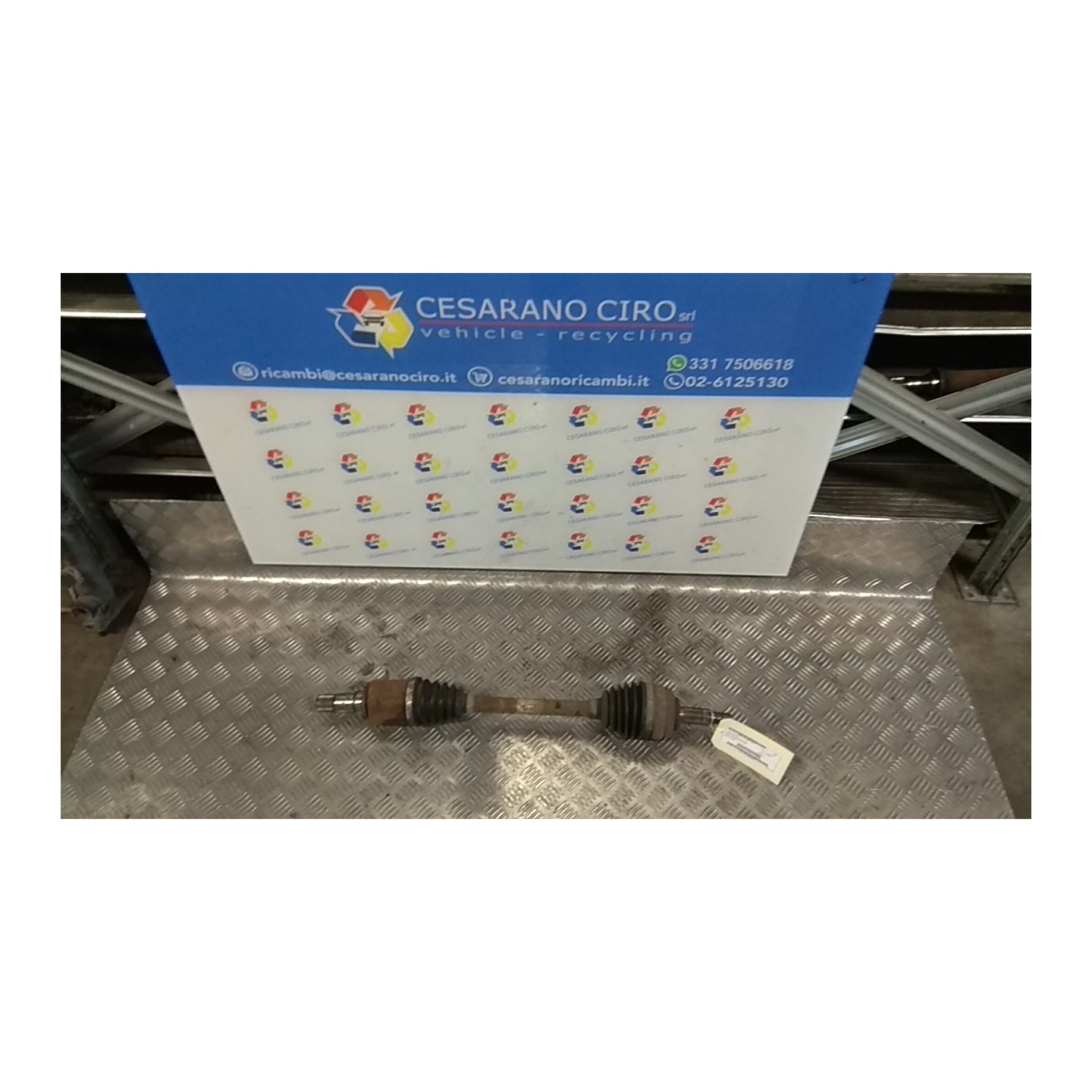 SEMIALBERO ANT. COMPL. SX. 110 RENAULT MEGANE 3A SERIE (10/08-) F9QN8 8200725510