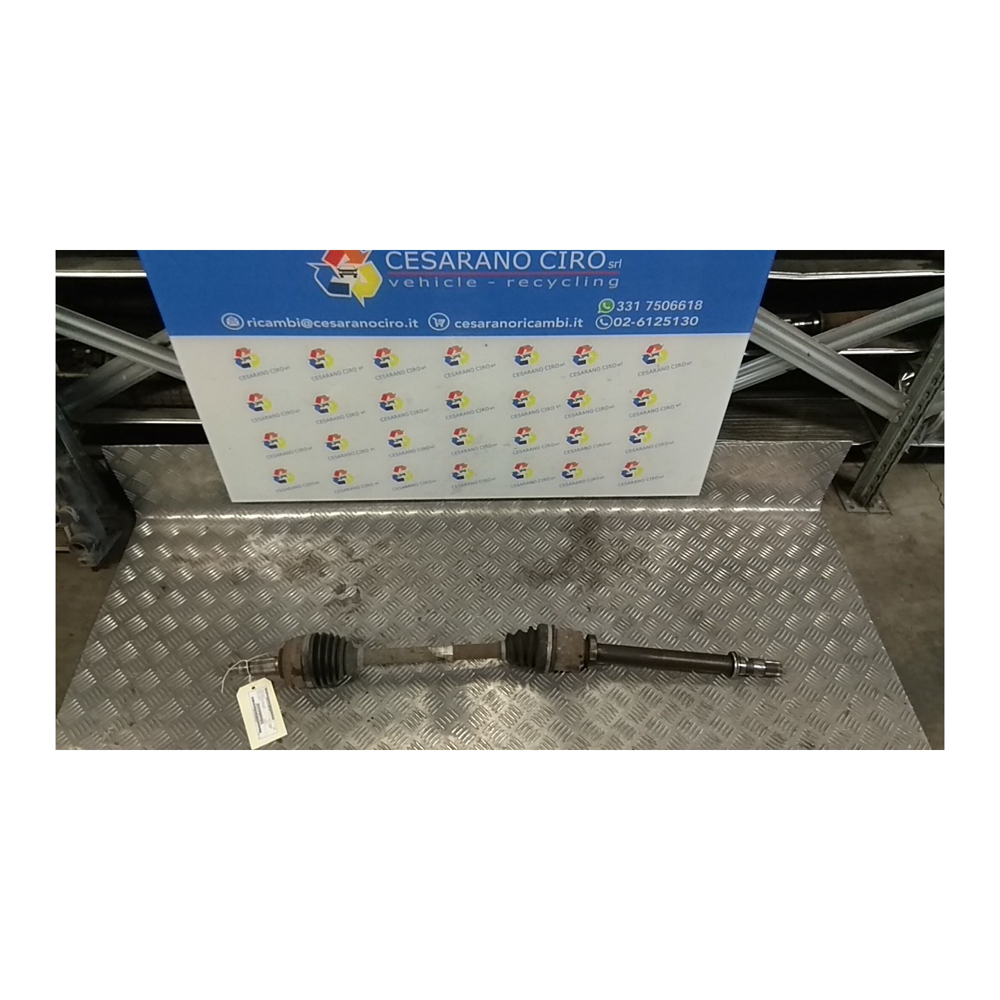 SEMIALBERO ANT. COMPL. DX. 111 RENAULT MEGANE 3A SERIE (10/08-) F9QN8 391001339R