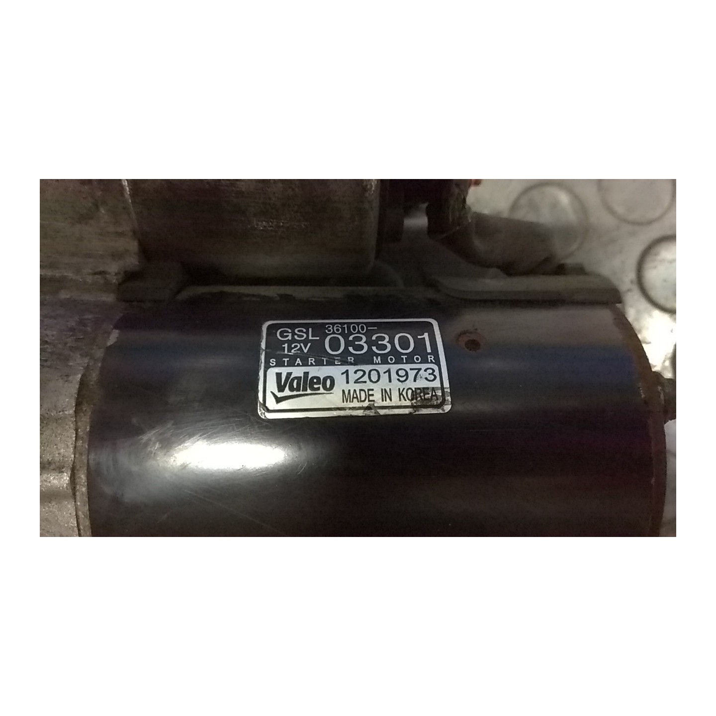 MOTORINO AVVIAMENTO P/S&S 050 HYUNDAI I10 (12/16-) G3LA 3610003301