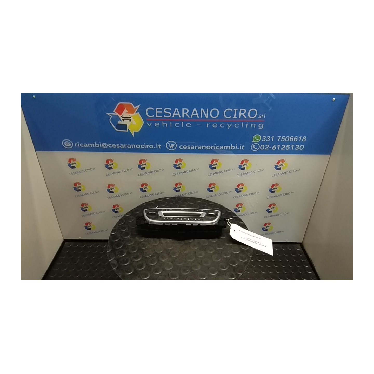 BLOCCO COMANDO CLIMATIZZAZIONE A/C REGOLATA 065 RENAULT MEGANE 3A SERIE (10/08-) F9QN8 275100007R