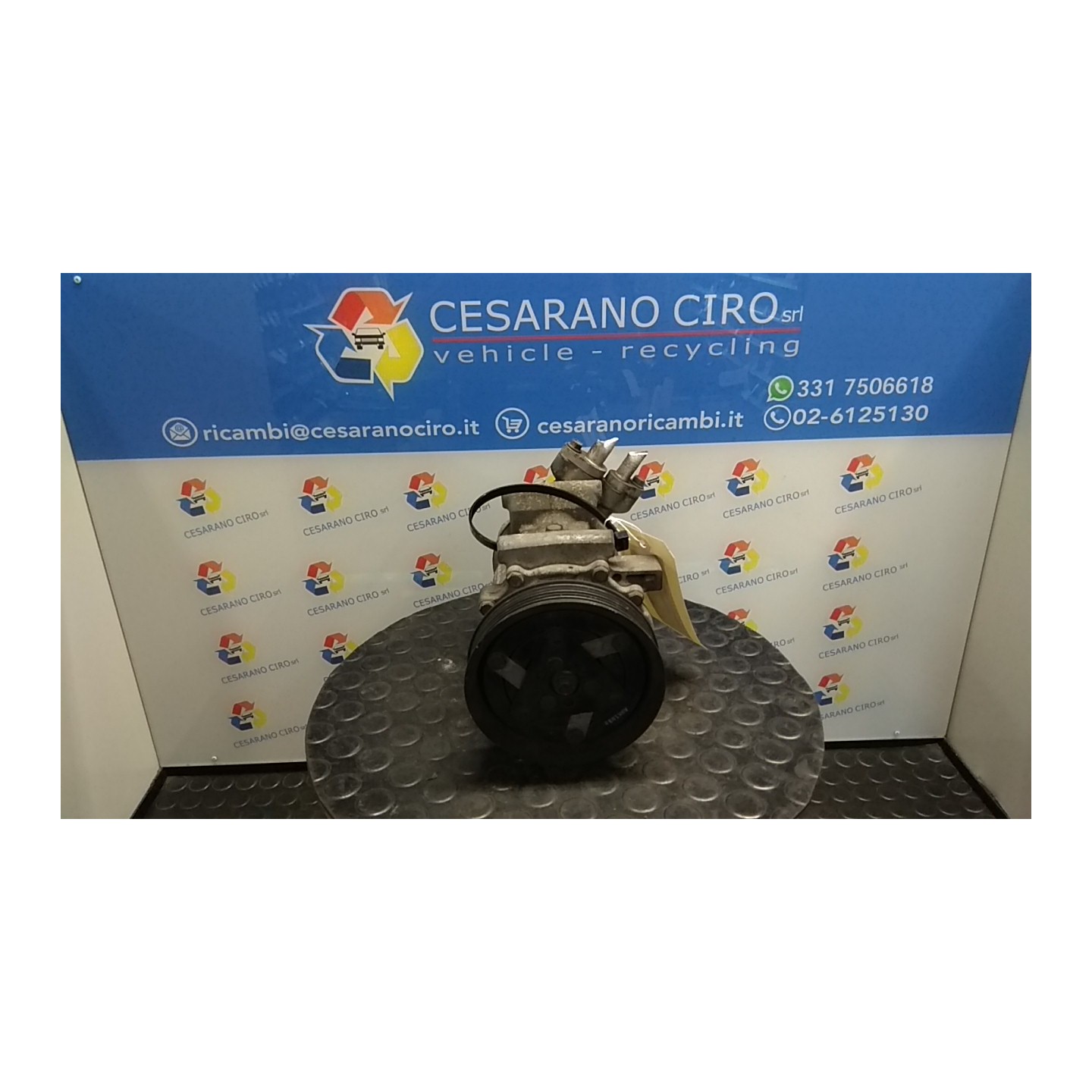 COMPRESSORE A/C 080 RENAULT CLIO 3A SERIE (07/05-05/09) K9KM7 8200651251