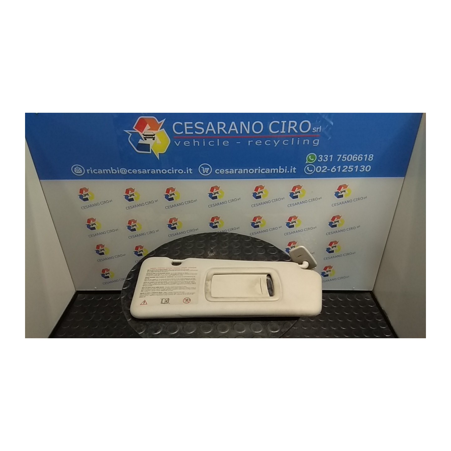 ALETTA PARASOLE PARABREZZA DX. 110 RENAULT MEGANE 3A SERIE (10/08-) F9QN8 964000027R