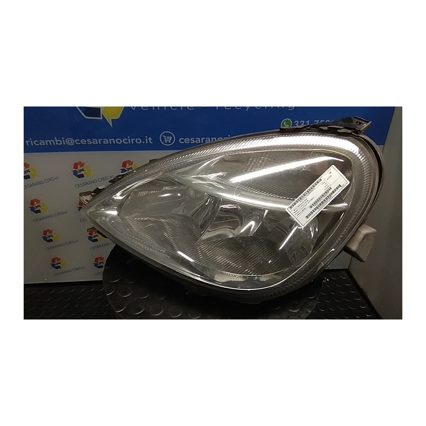 PROIETTORE SX. 123 MERCEDES-BENZ CLASSE A (W168) (03/01-06/04) 668942 A1688201761