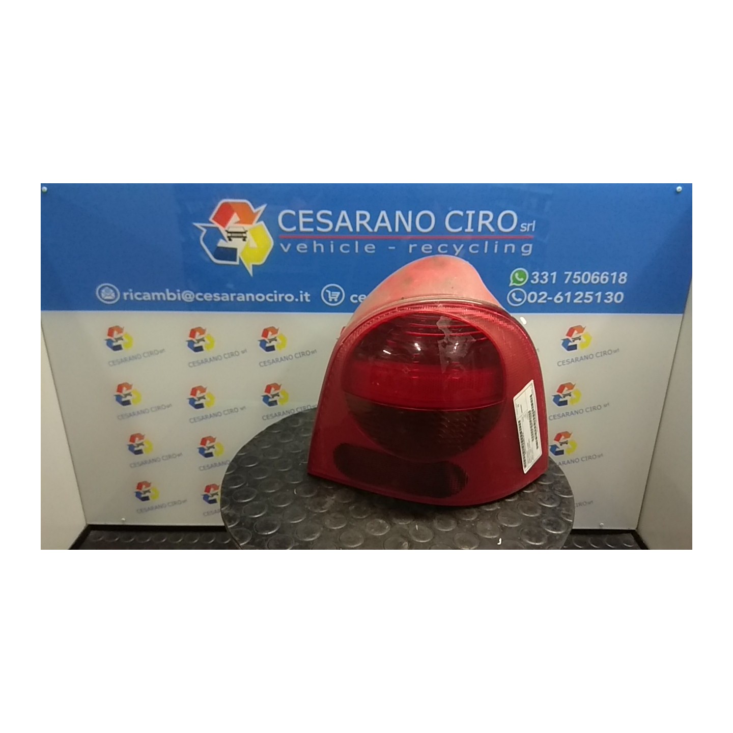 FANALE POST. 09/04 DX. 140 RENAULT TWINGO 1A SERIE (08/98-09/07) D7FF7 7700426320