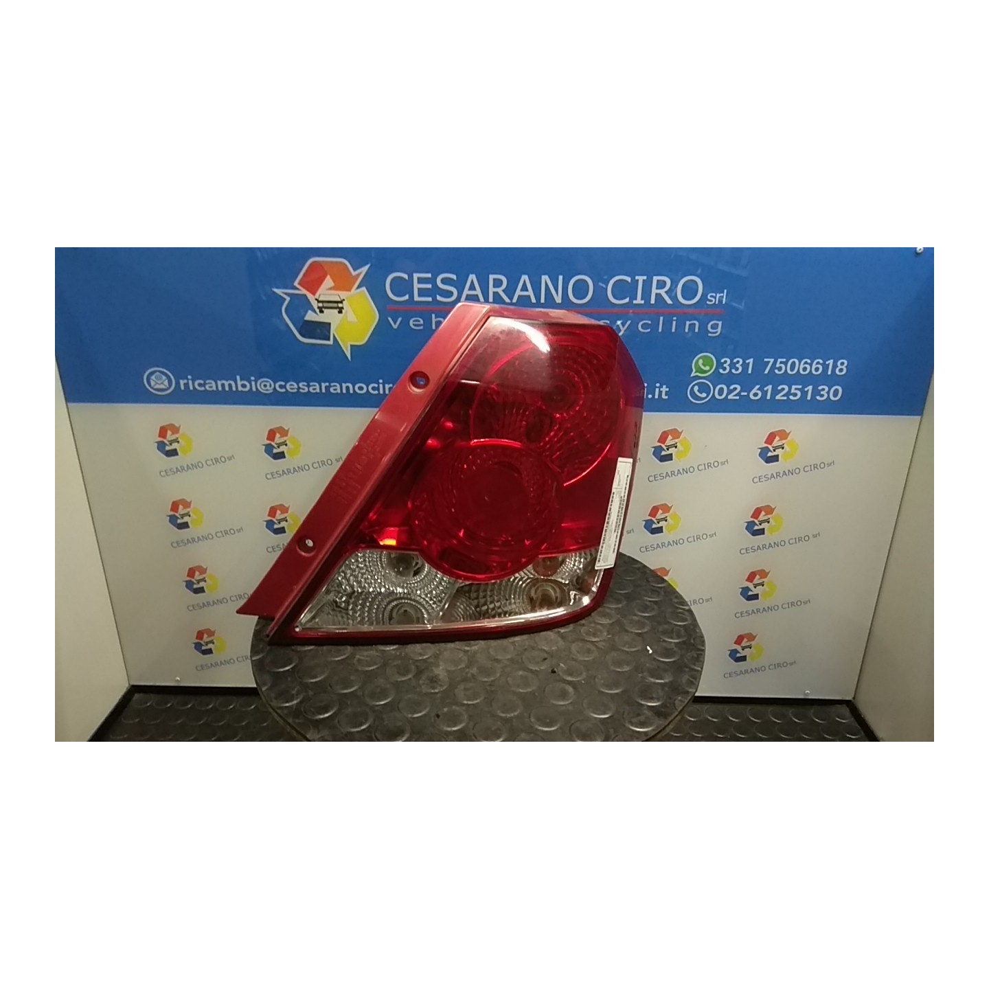 FANALE POST. DX. 144 CHEVROLET (DAEWOO) KALOS (T200) (01/05-10/08) B12S1 96540269