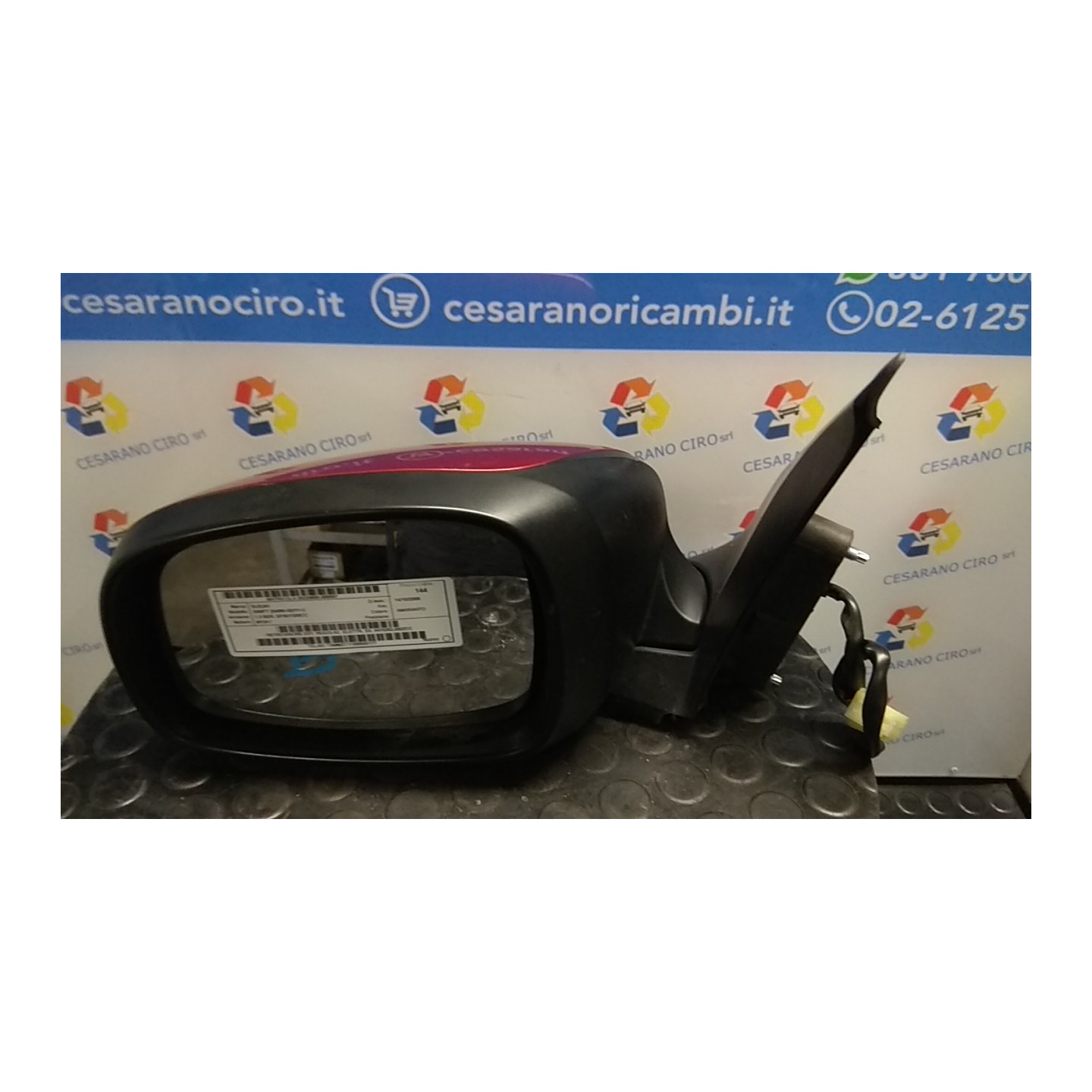 RETROVISORE EST. REGOLAZ. ELETTR. SX. 097 SUZUKI SWIFT (04/05-02/11) M13A 8470262JB0ZCC