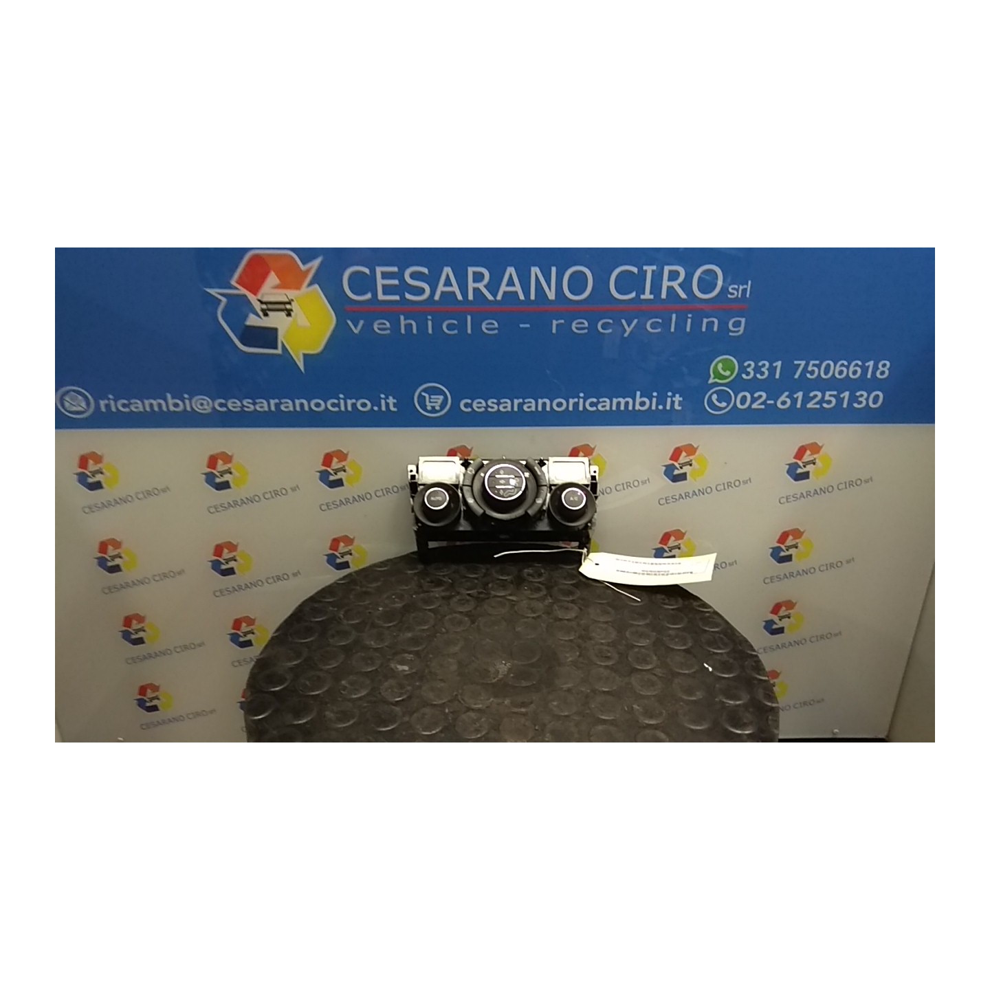 BLOCCO COMANDO CLIMATIZZAZIONE C/RAFFRED. AUT. 125 PEUGEOT 308 (08/07-) 9HR 6452J4
