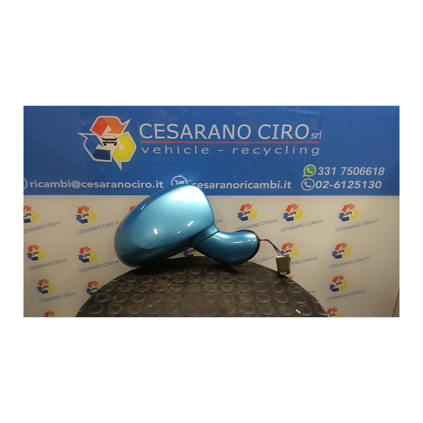 RETROVISORE EST. REGOLAZ. ELETTR. DX. 143 CHEVROLET (DAEWOO) MATIZ (M200) (04/05-12/10) B10S1 96600429