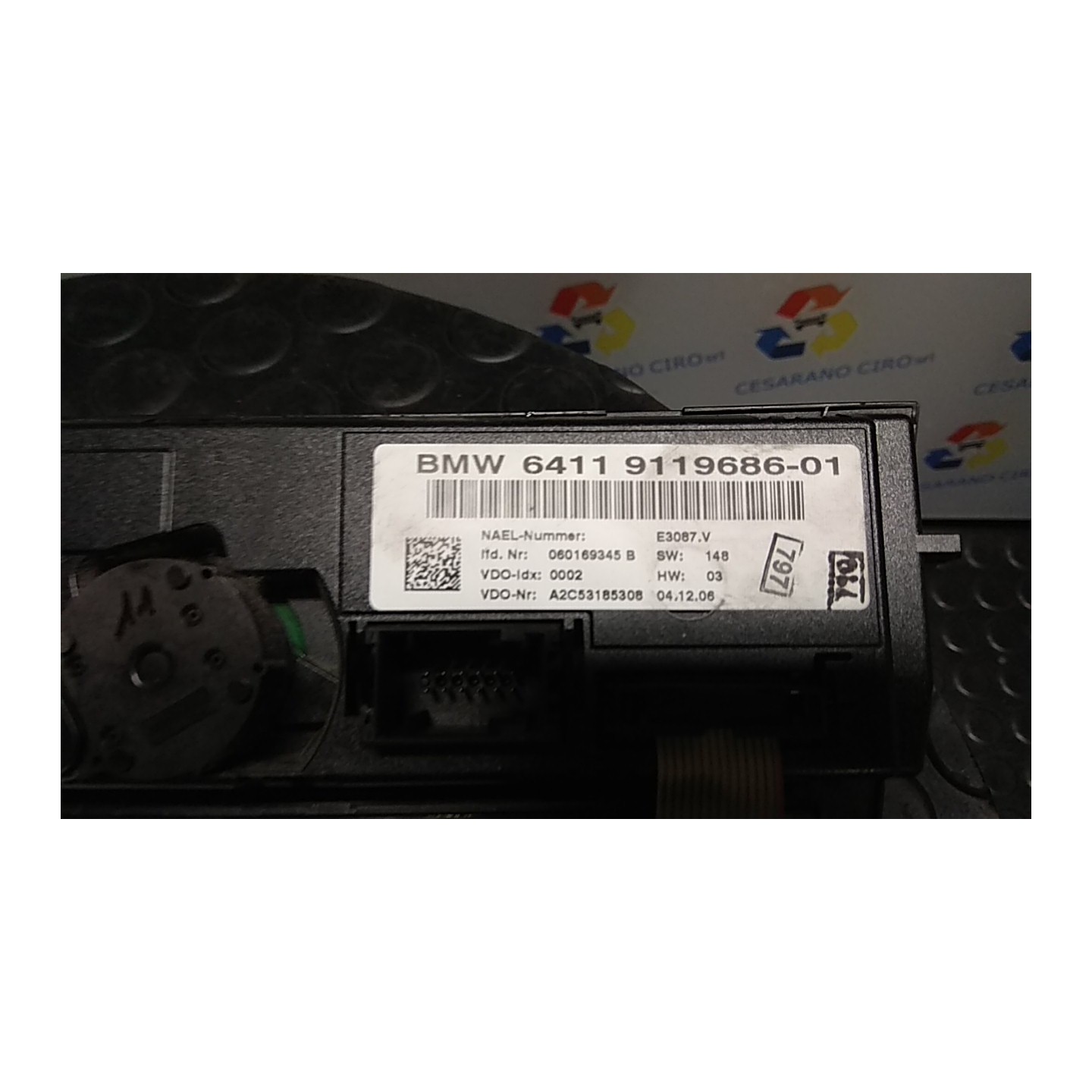 BLOCCO COMANDO CLIMATIZZAZIONE 041 BMW SERIE 3 (E90/E91) (02/05-12/11 306D3 64119190922