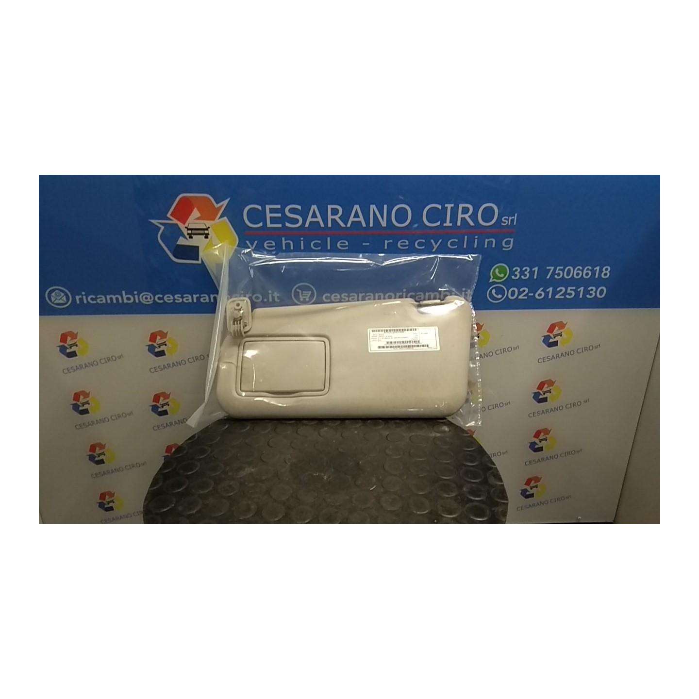 ALETTA PARASOLE PARABREZZA SX. 048 MAZDA MAZDA 2 2A SERIE (08/07-12/14 ZJ DF7169320A75