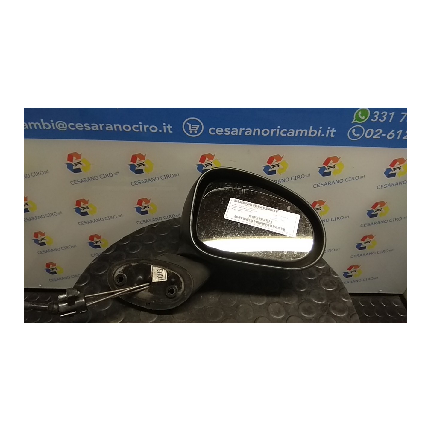 RETROVISORE EST. DX. 060 CHEVROLET (DAEWOO) MATIZ (M200) (04/05-12/10) A08S3 96600408
