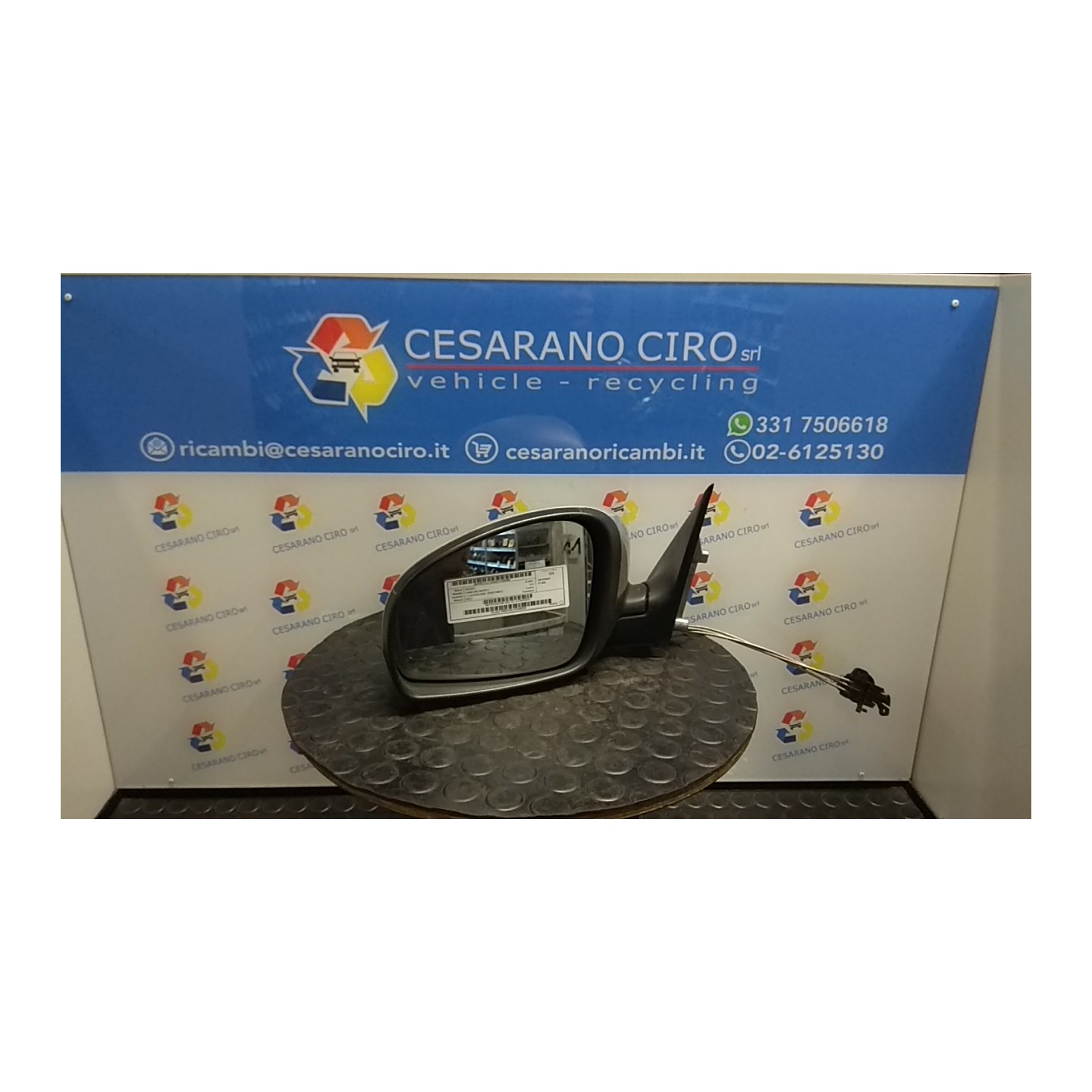 RETROVISORE EST. SX. 068 SKODA FABIA (54) (04/07-) BZG 5J1857507D