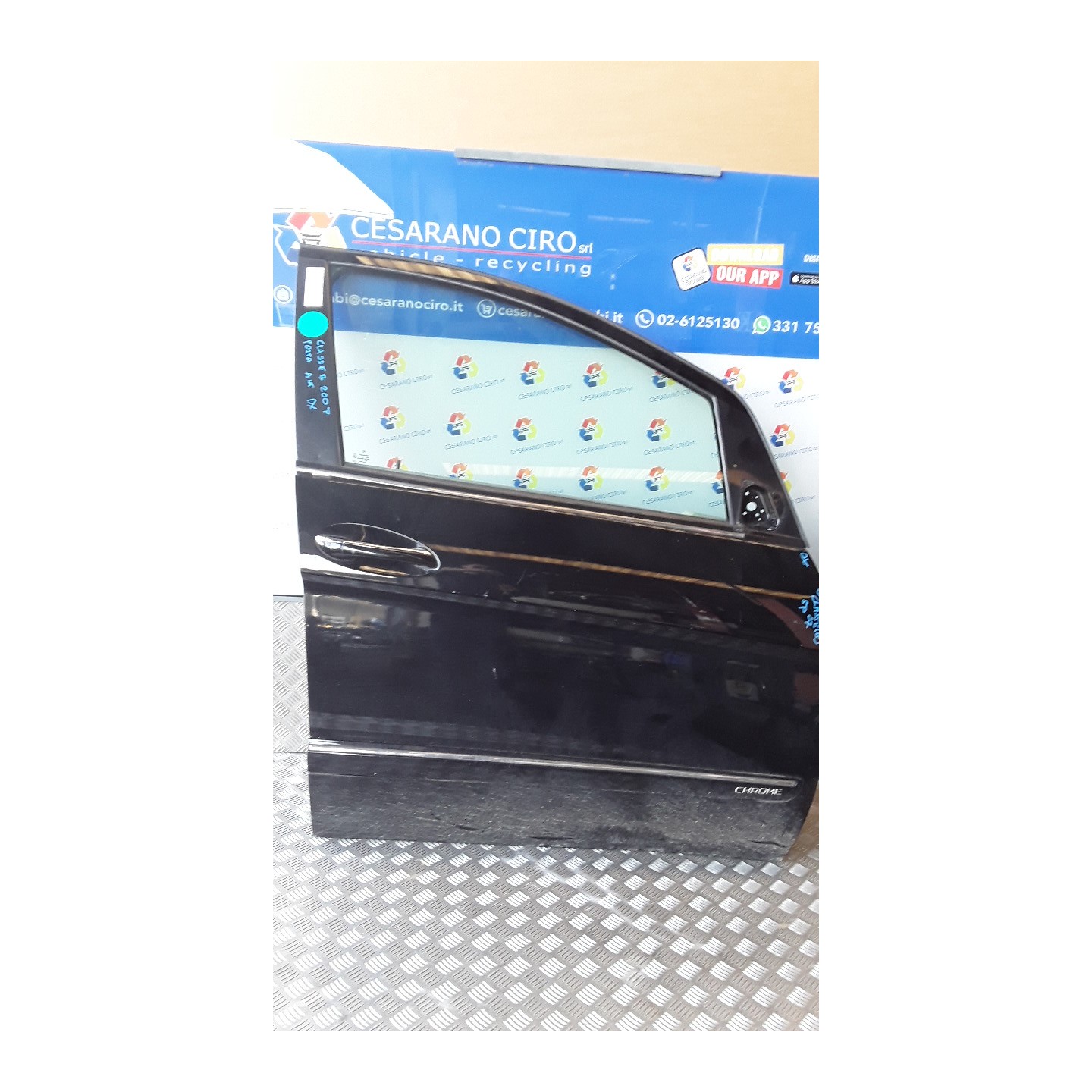 PORTA ANT. DX. 025 MERCEDES-BENZ CLASSE B (T245) (03/05-03/13) 640940 A1697202605