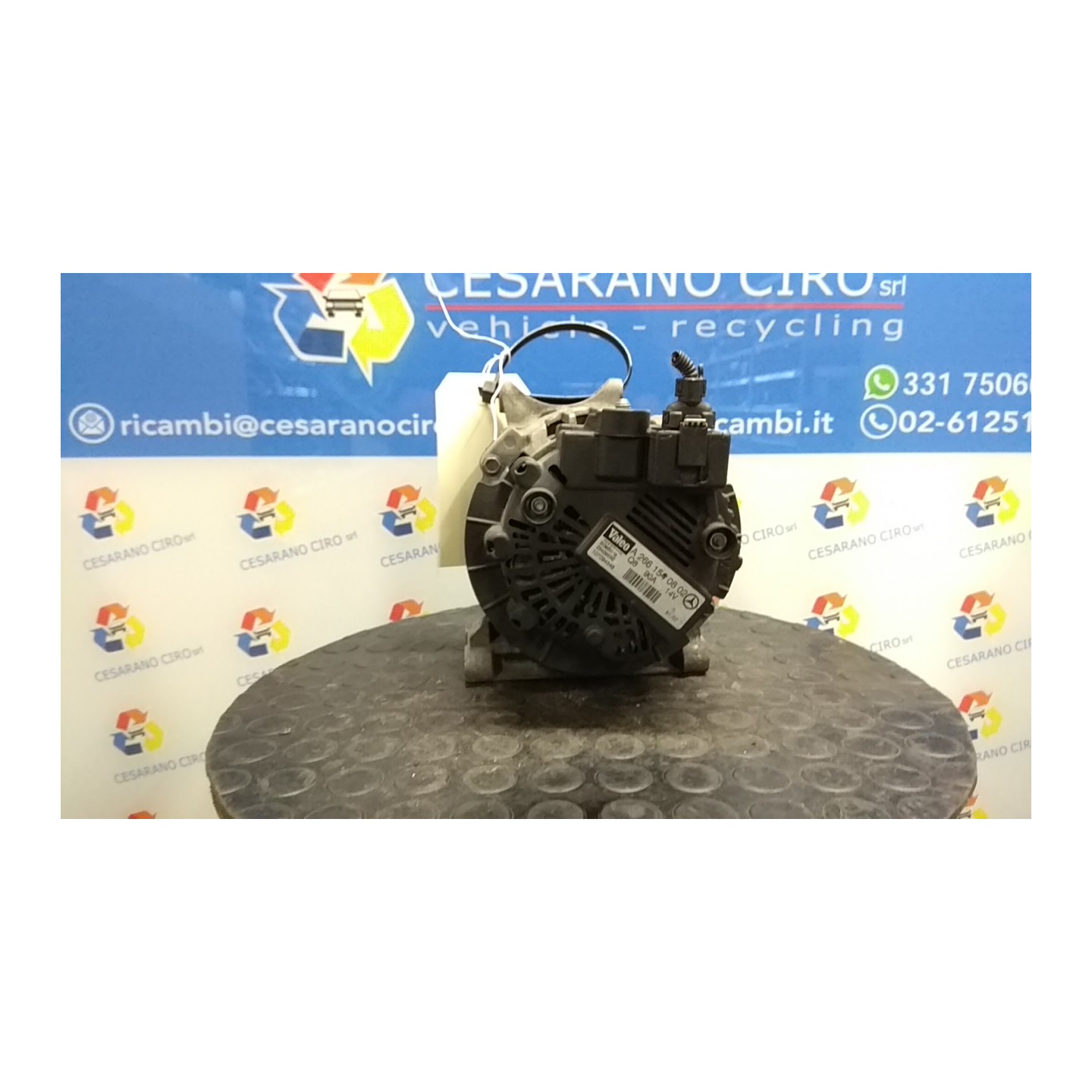 ALTERNATORE VALEO 115 AMP. 053 MERCEDES-BENZ CLASSE A (W/C169) (07/04-04/13 266940 A2661541302