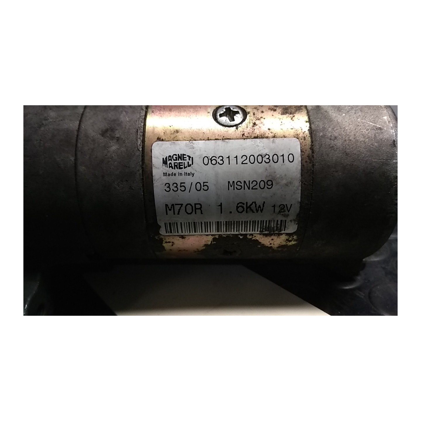 MOTORINO AVVIAMENTO MARELLI 076 FIAT PALIO (PY) (09/97-09/03) 176A3000 46554407