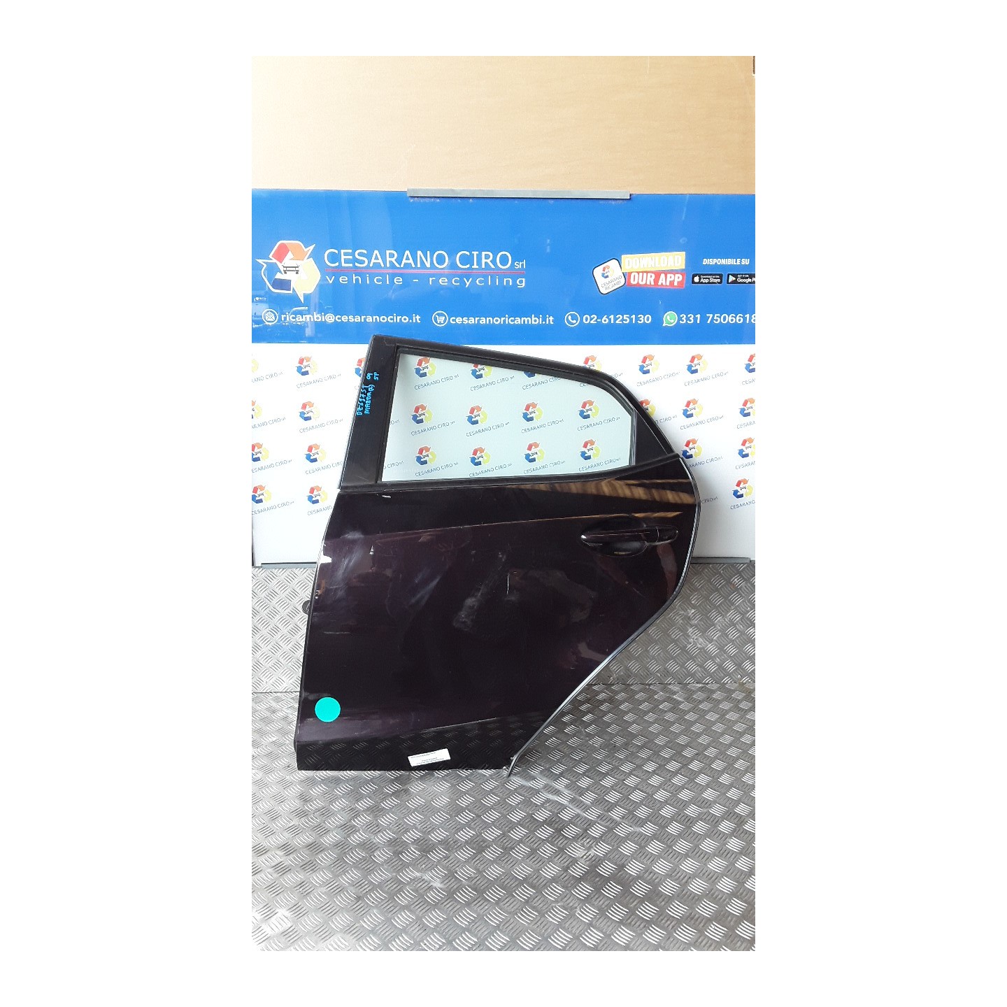 PORTA POST. SX. 105 MAZDA MAZDA 2 2A SERIE (08/07-12/14 ZJ DFY17302XJ