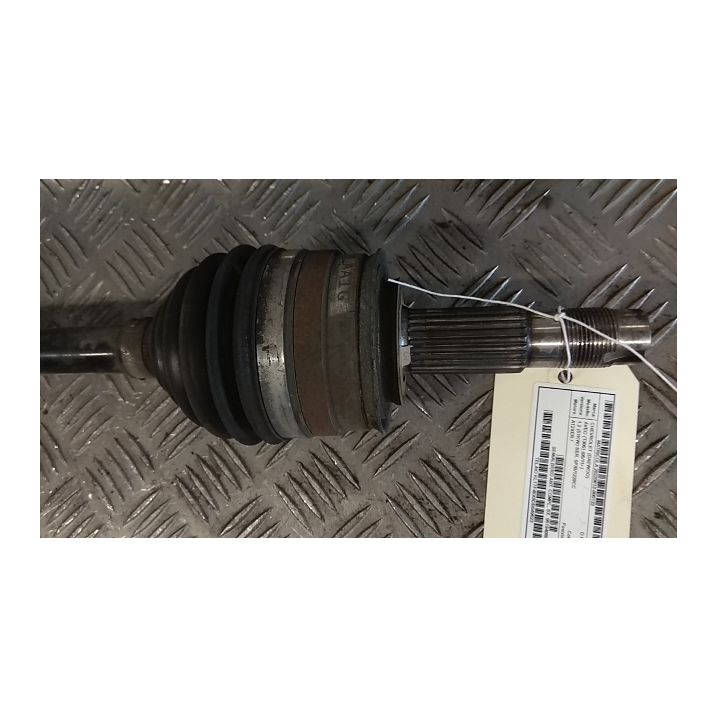 SEMIALBERO ANT. COMPL. SX. 132 CHEVROLET (DAEWOO) AVEO (T300) (05/11-) A12XER 95194888