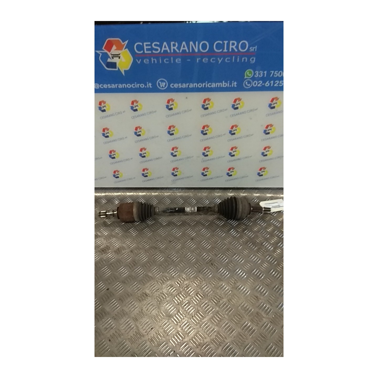 SEMIALBERO ANT. COMPL. SX. 095 RENAULT ZOE (03/13-10/20) 5AMB4 391018882R
