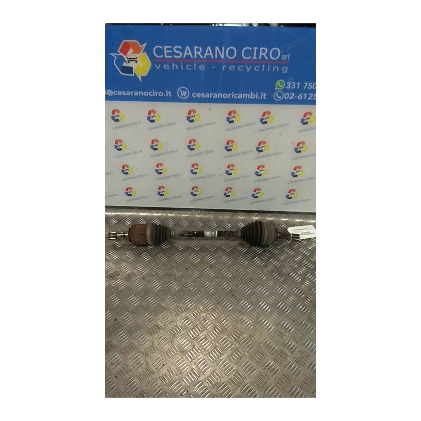 SEMIALBERO ANT. COMPL. SX. 095 RENAULT ZOE (03/13-10/20) 5AMB4 391018882R