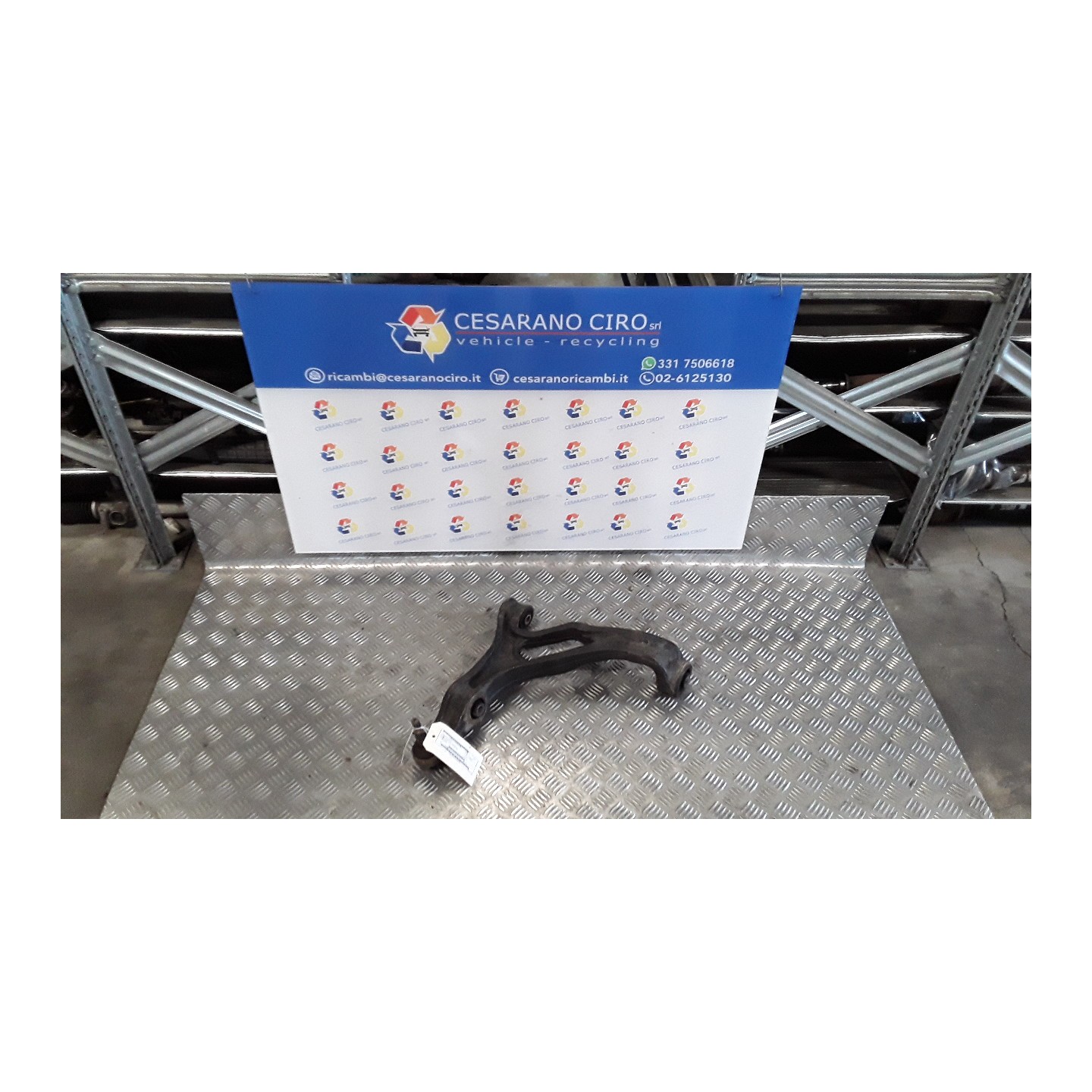 BRACCIO OSCILLANTE INF. SOSP. ANT. DX. 095 VOLKSWAGEN TOUAREG (7L) (12/02-05/10) BKS 7L0407152H