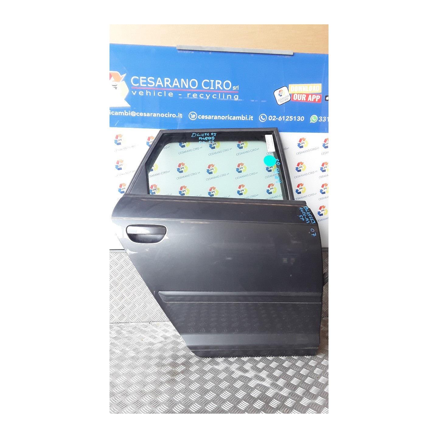 PORTA POST. DX. 110 AUDI A3 (8P) (04/03-06/10) BLS 8P4833052A