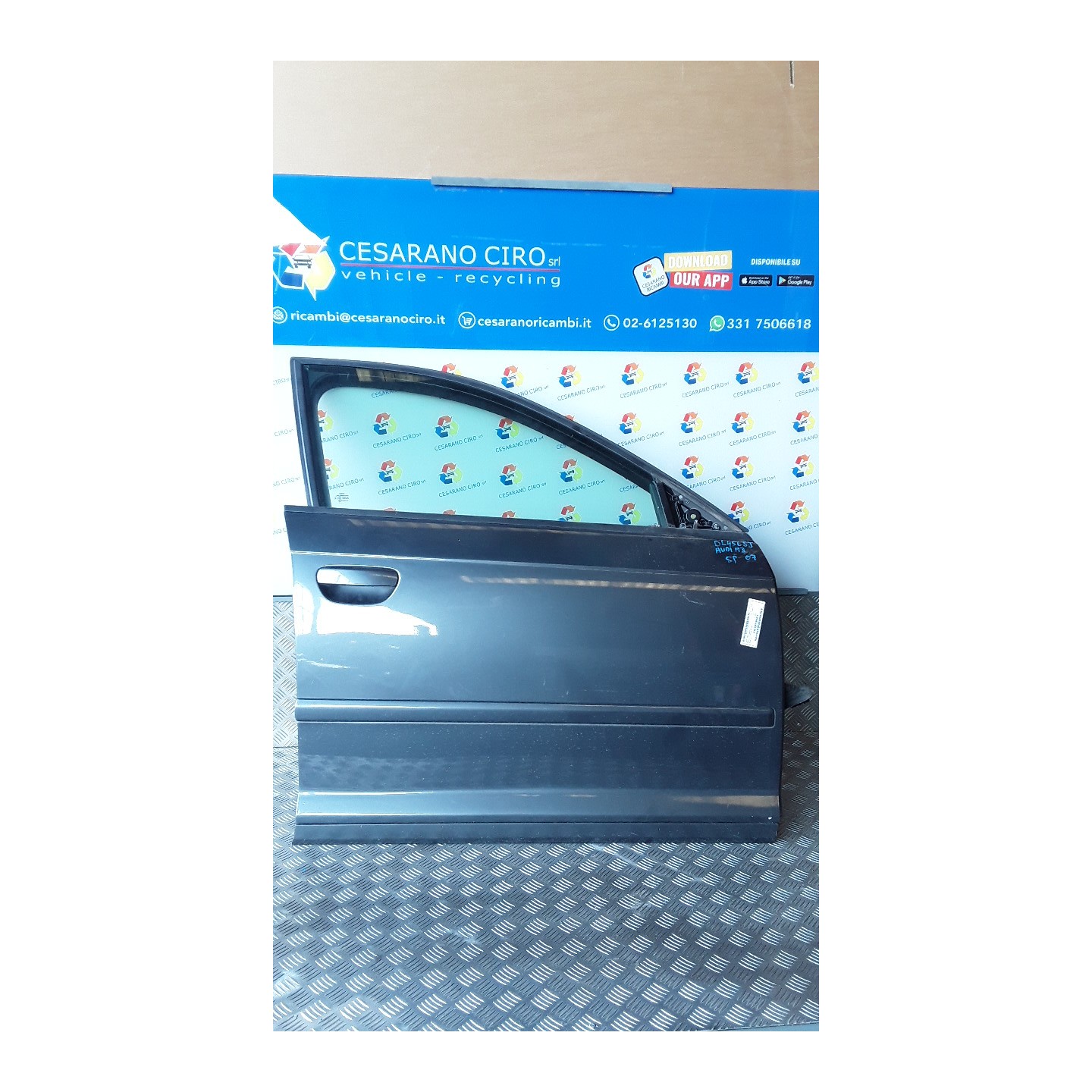 PORTA ANT. DX. 112 AUDI A3 (8P) (04/03-06/10) BLS 8P4831052A