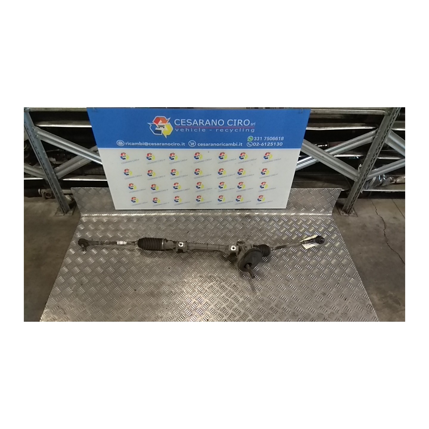 SCATOLA STERZO CERCHI ALLUMINIO 15 004 RENAULT TWINGO 2A SERIE (06/07-02/12) D4FJ7 8200564904