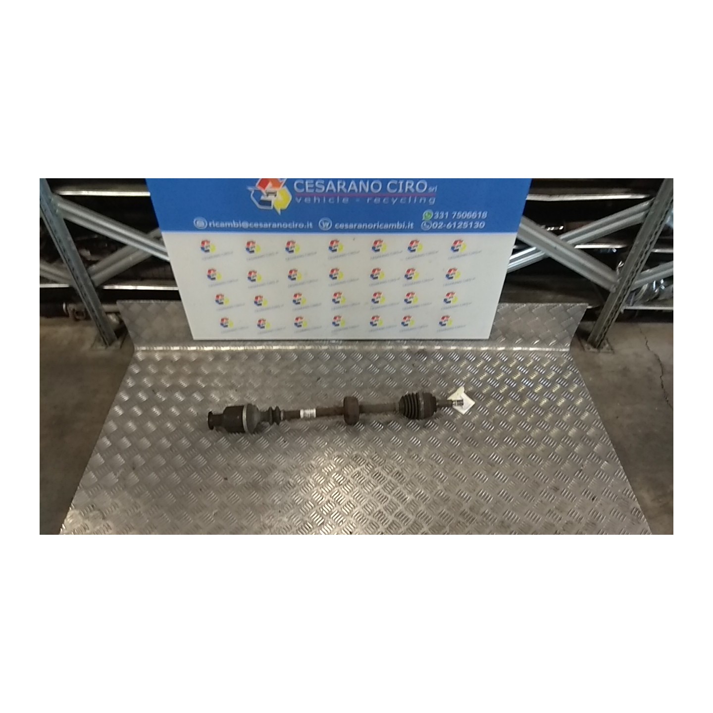 SEMIALBERO ANT. COMPL. DX. 005 RENAULT TWINGO 2A SERIE (06/07-02/12) D4FJ7 8200482429