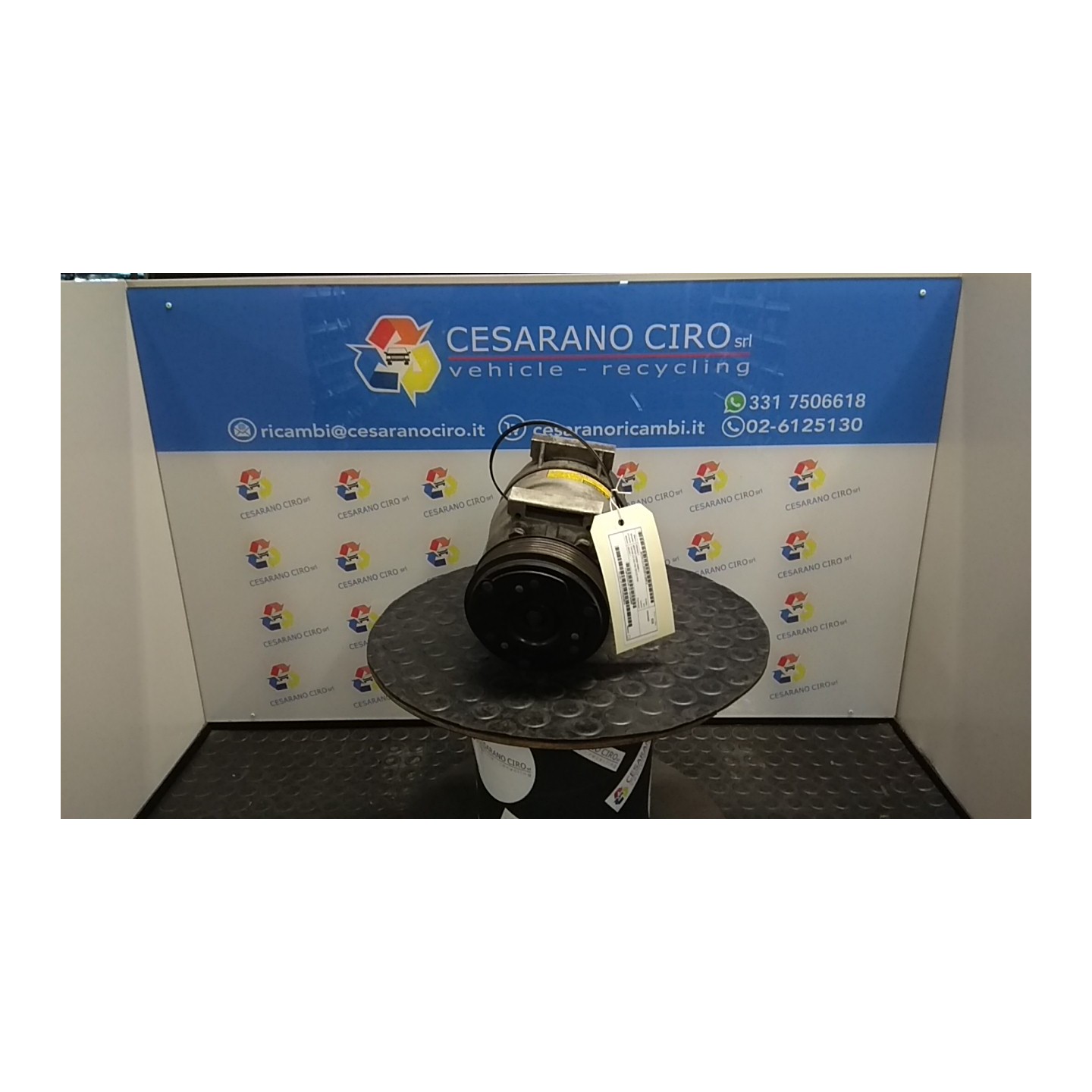 COMPRESSORE A/C 014 RENAULT MASTER (10/03-10/06) G9UA7 8201250900