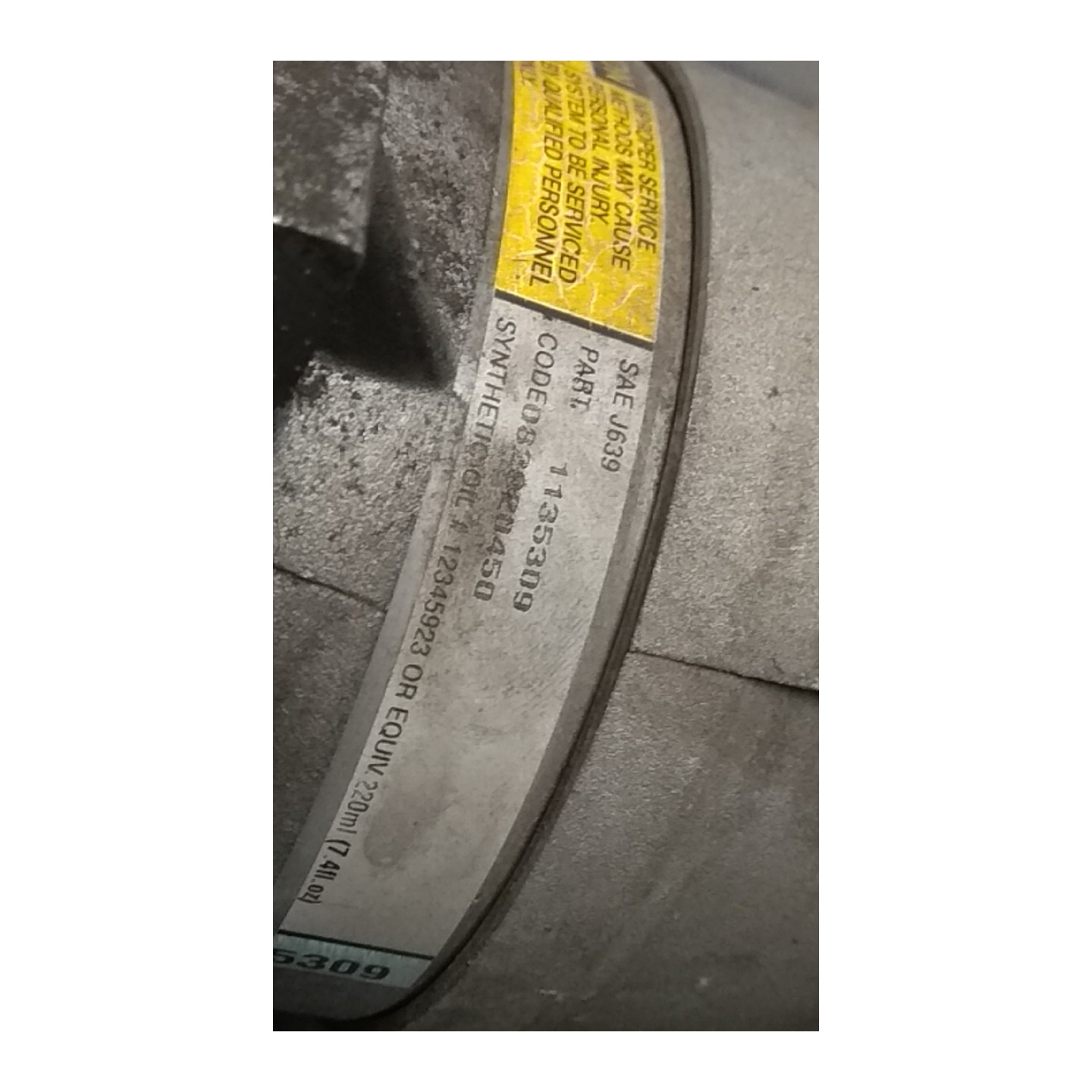 COMPRESSORE A/C 014 RENAULT MASTER (10/03-10/06) G9UA7 8201250900
