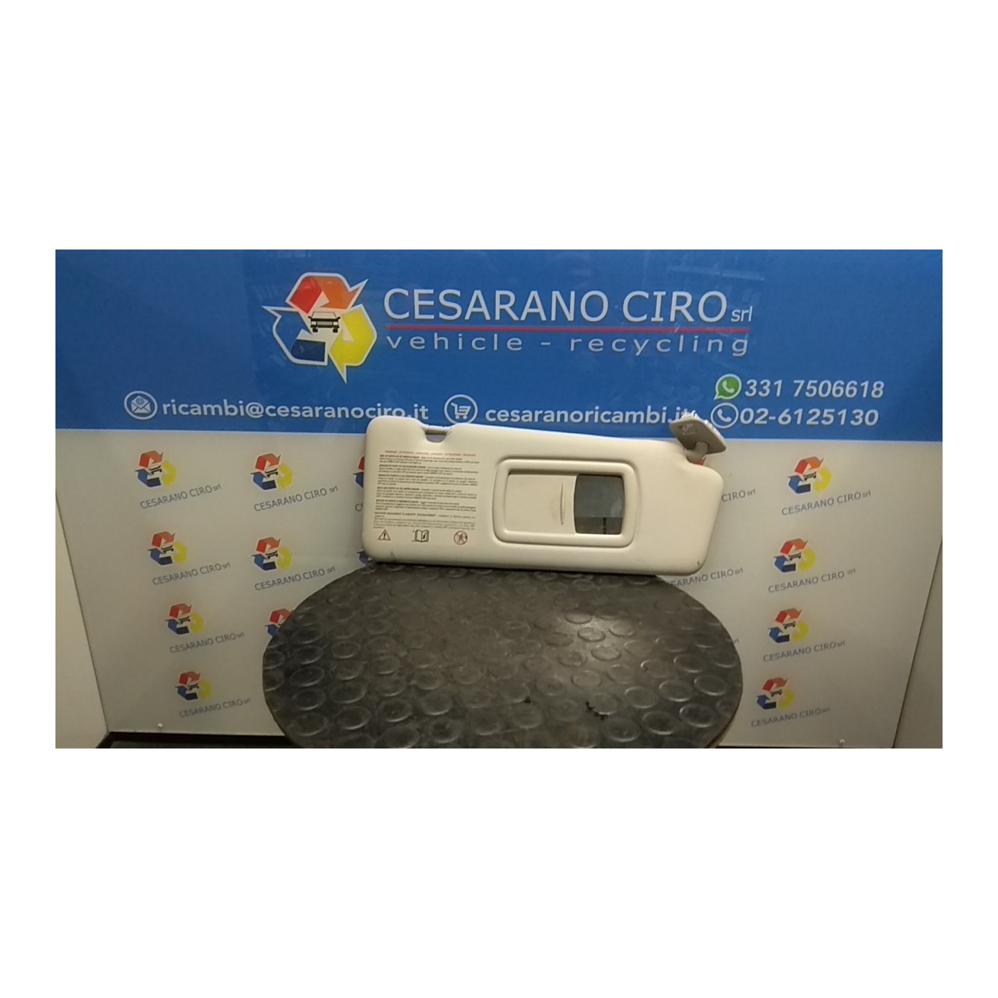 ALETTA PARASOLE PARABREZZA DX. 063 RENAULT MEGANE 3A SERIE (10/08-) K9KJ8 964001446R
