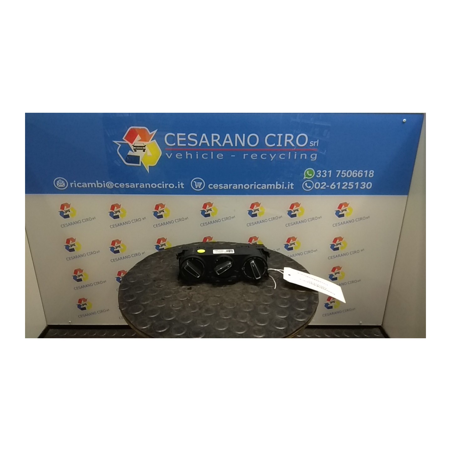 BLOCCO COMANDO CLIMATIZZAZIONE 115 VOLKSWAGEN POLO (6C) (03/14-02/18) CJZ 6C0819045