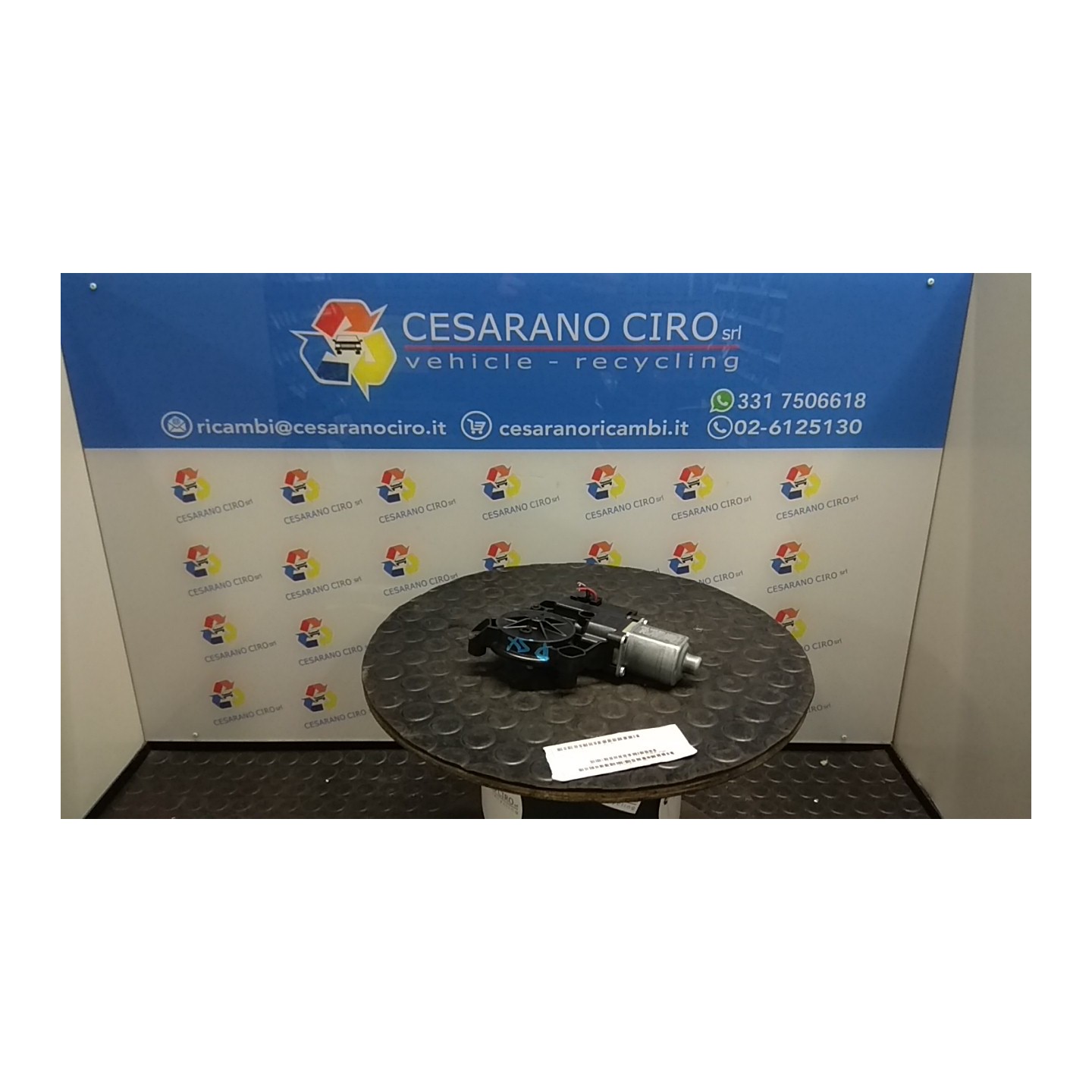 MOTORINO ALZACRISTALLO PORTA POST. SX. 123 VOLKSWAGEN POLO (6C) (03/14-) CUS 6R0959811NZ00