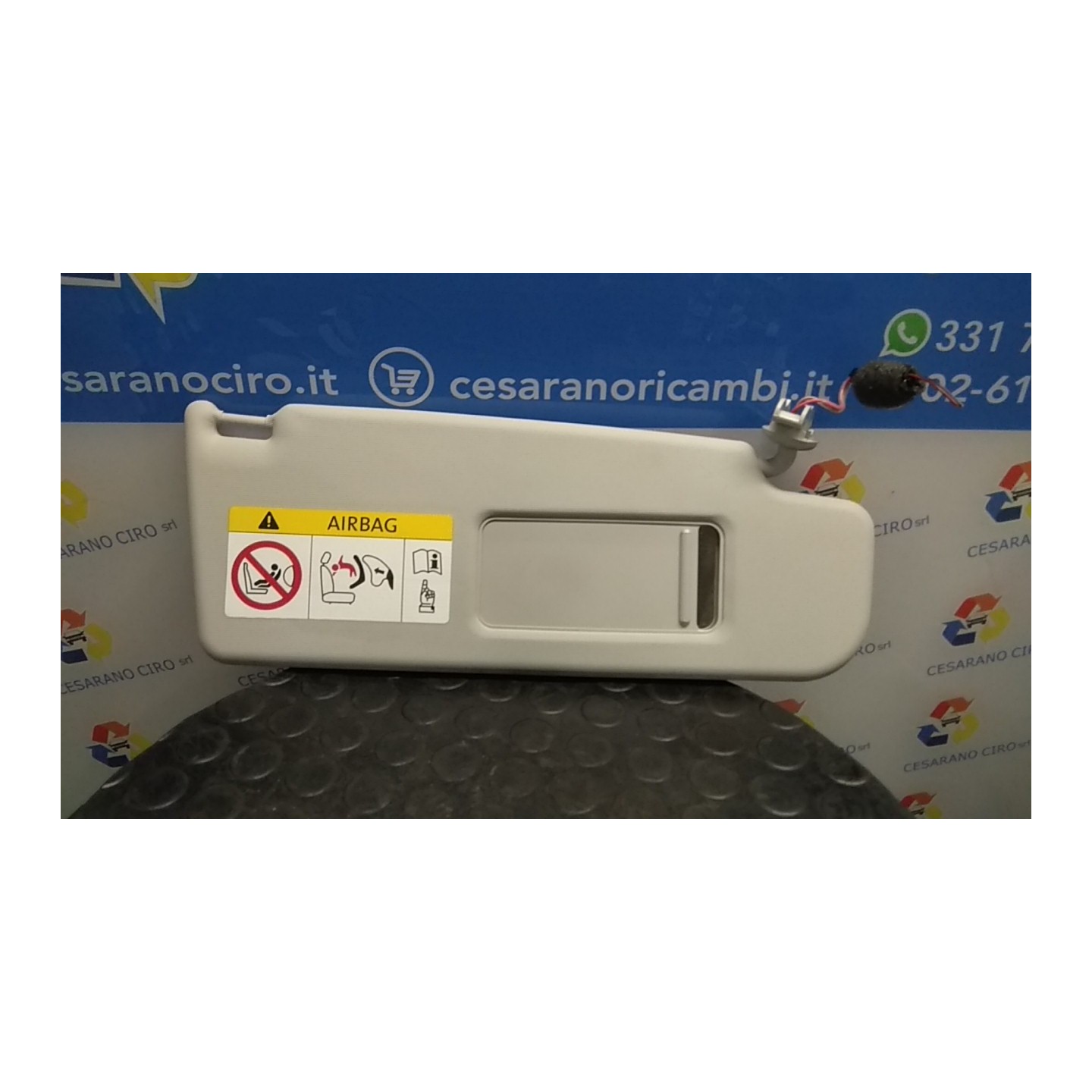 ALETTA PARASOLE PARABREZZA ILLUMINATO DX. 125 VOLKSWAGEN POLO (6C) (03/14-) CUS 6R0857552AL3H8