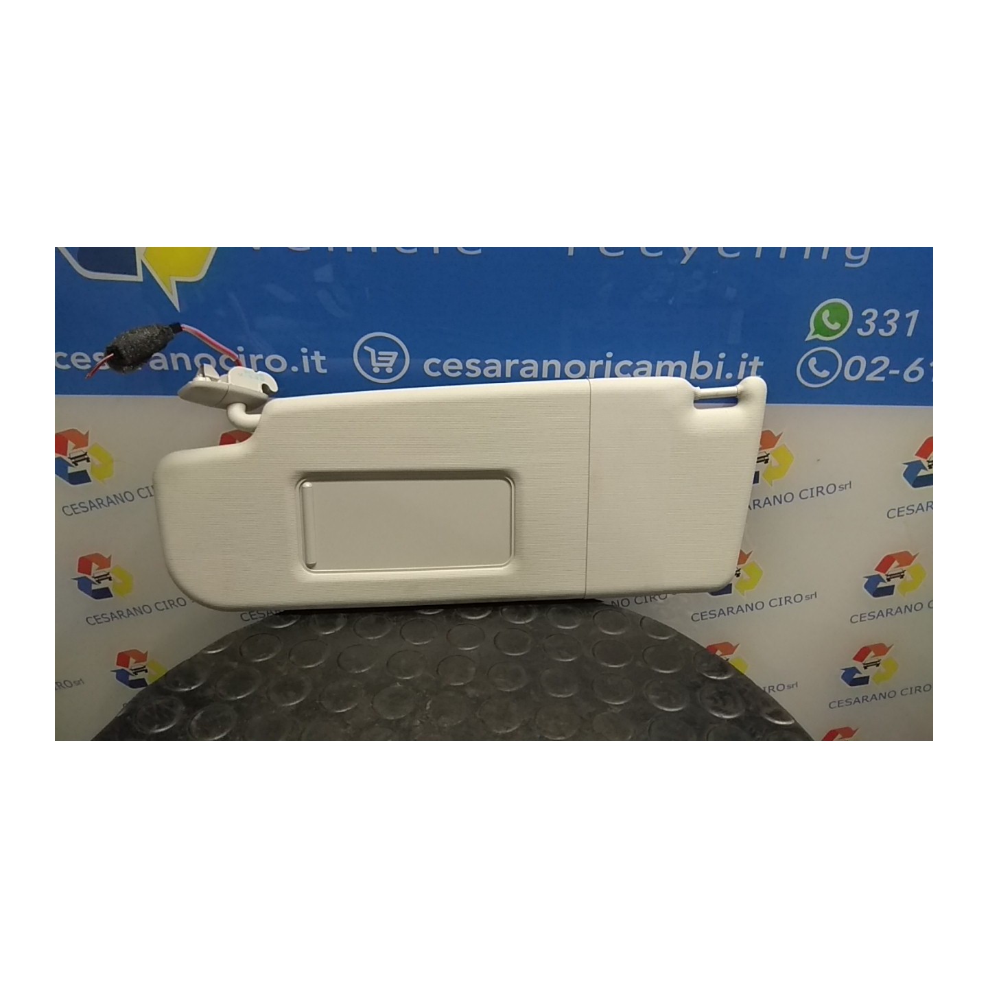 ALETTA PARASOLE PARABREZZA ILLUMINATO SX. 126 VOLKSWAGEN POLO (6C) (03/14-) CUS 6R0857551K3H8