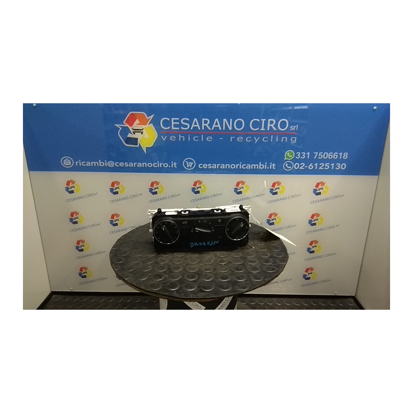 BLOCCO COMANDO CLIMATIZZAZIONE 153 MERCEDES-BENZ CLASSE B (T245) (03/05-03/13) 640940 A1698302285