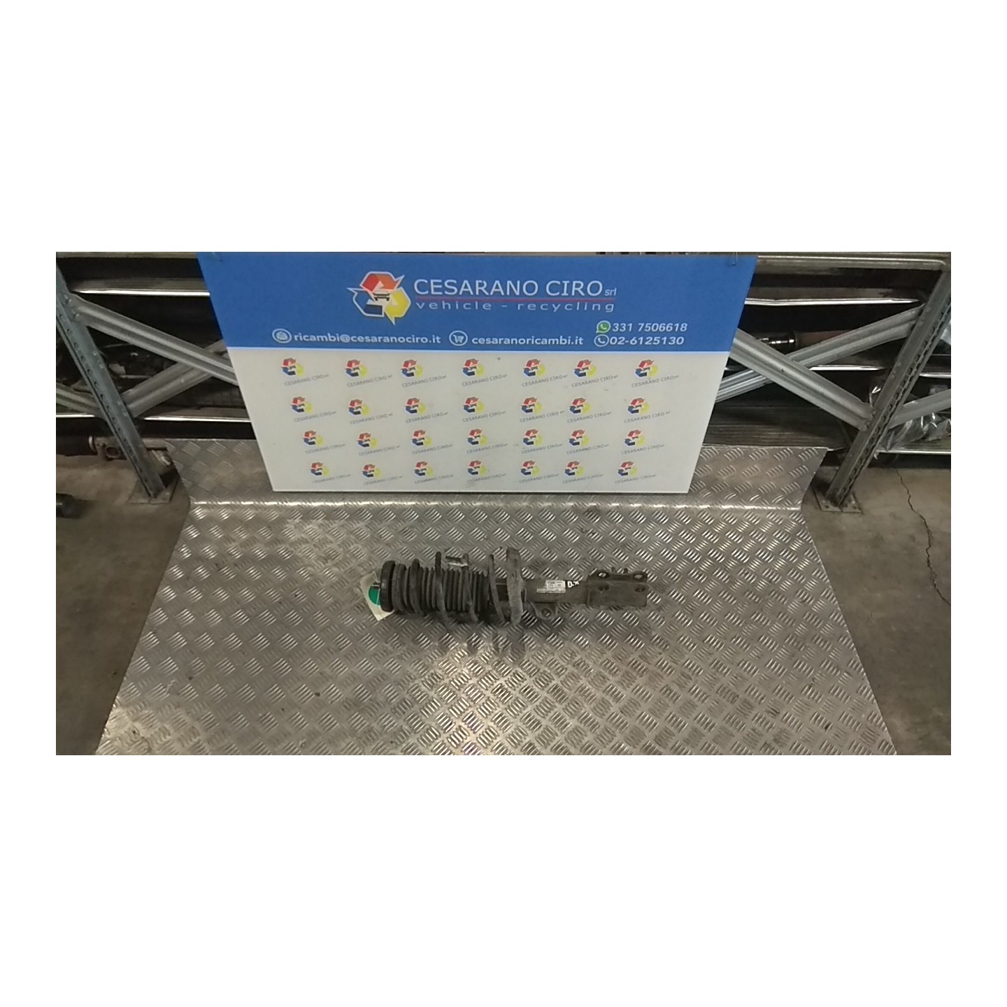 AMMORTIZZATORE ANT. DX. 078 CHEVROLET (DAEWOO) AVEO (T300) (05/11-) A12XER 95965590