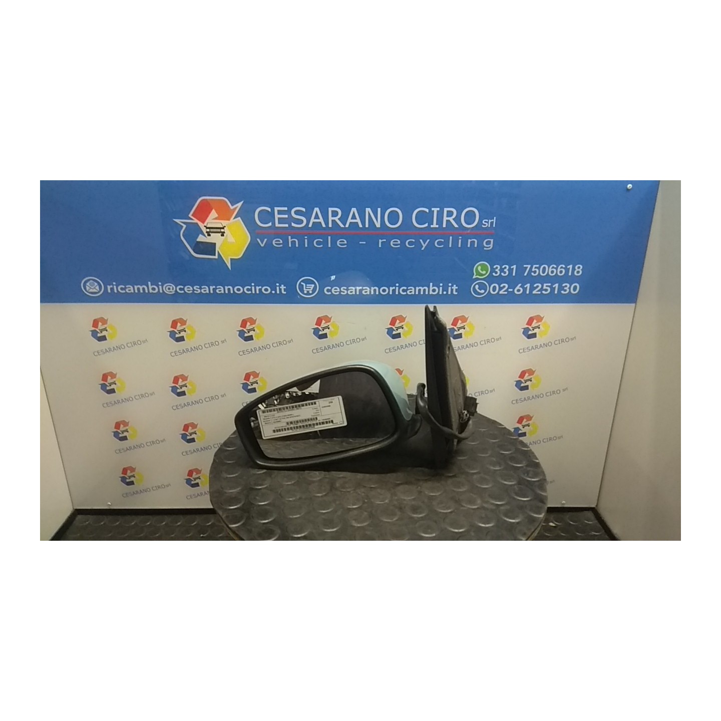RETROVISORE EST. TERMICO REGOLAZ. ELETTR. SX. 127 FIAT STILO (2V) (11/03-06/09) 192A8000 735359855