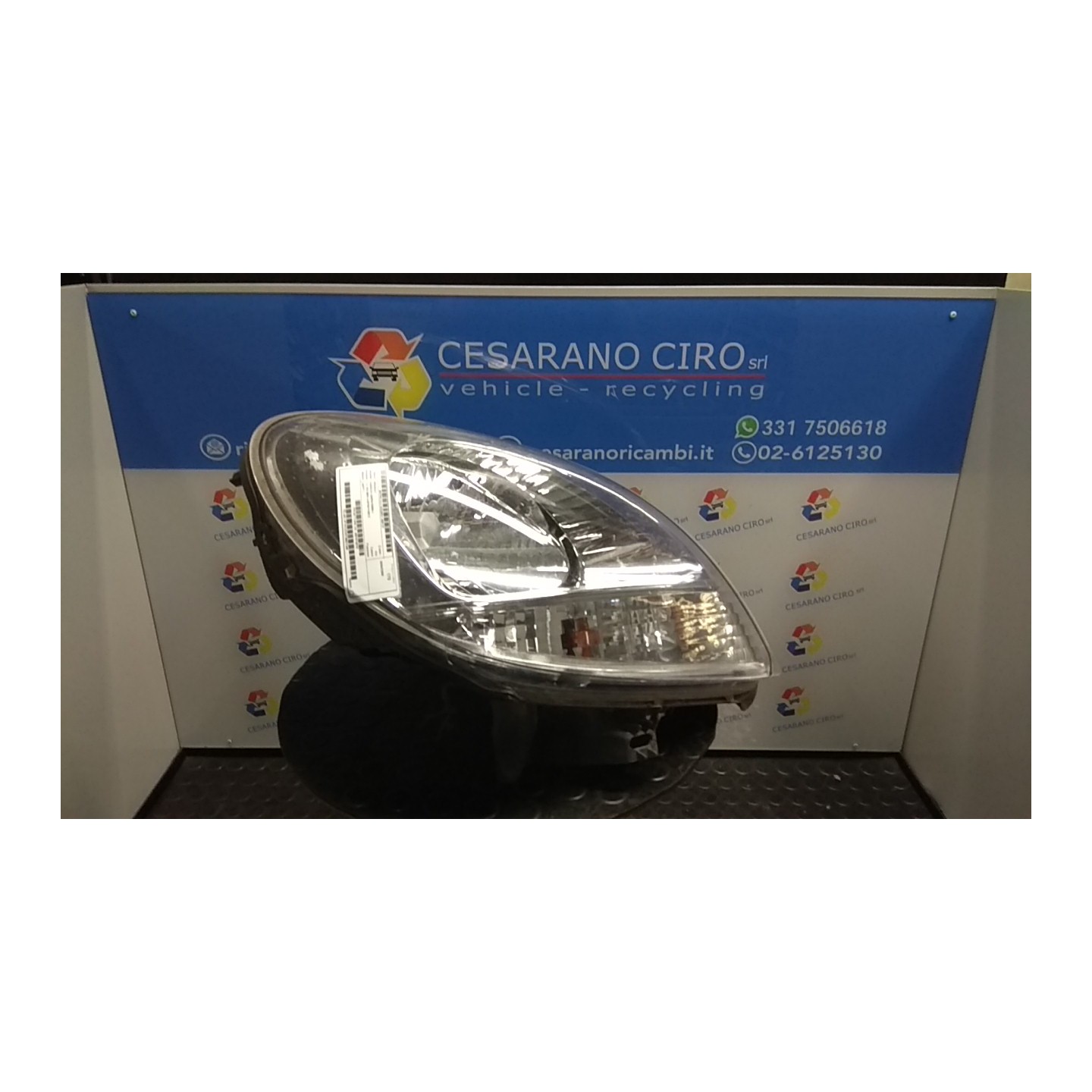 PROIETTORE DX. 137 RENAULT KANGOO (04/03-03/09) D4FF7 260107401R