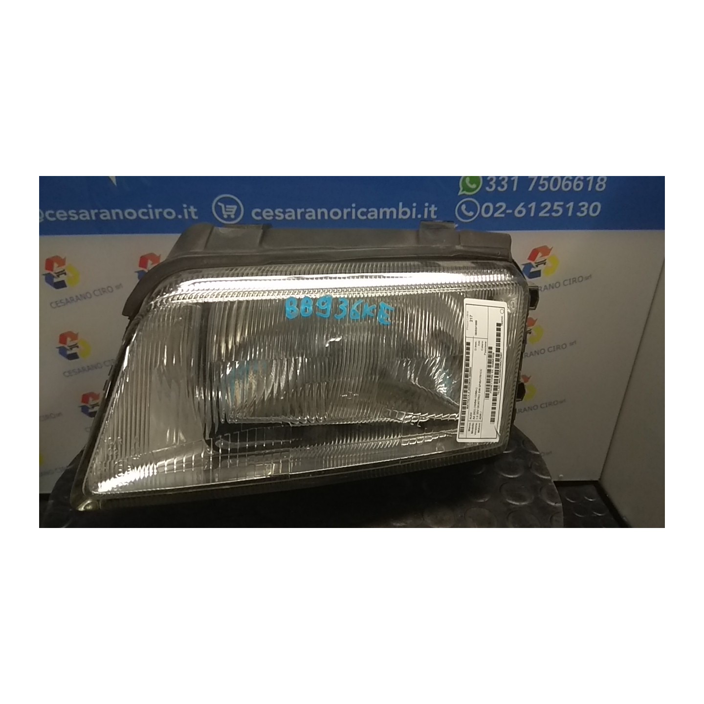 PROIETTORE SX. 020 AUDI A4 (8D) (10/94-12/00) ADR 8D0941029