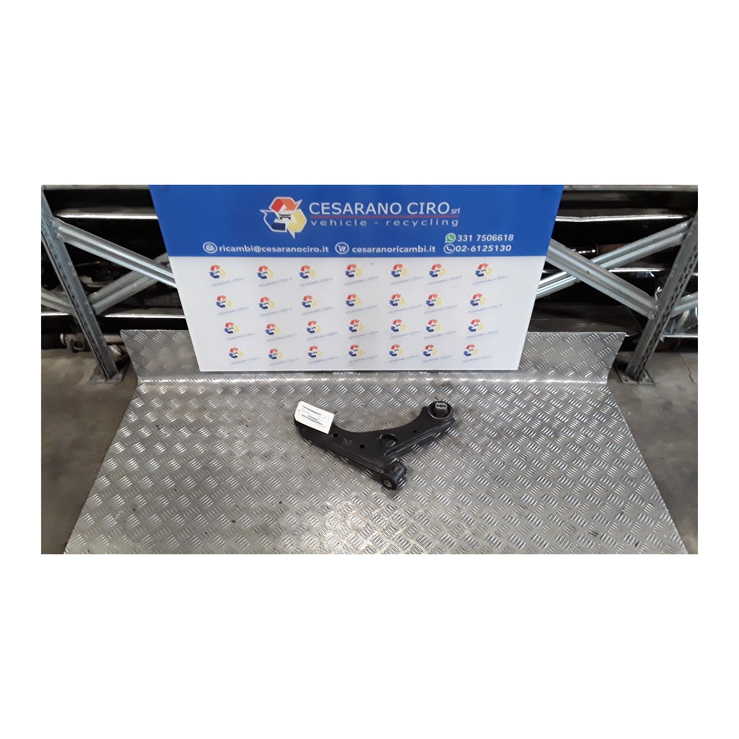 BRACCIO OSCILLANTE SOSP. ANT. DX. 062 FIAT QUBO (3N) (07/08-) KFV 52049873