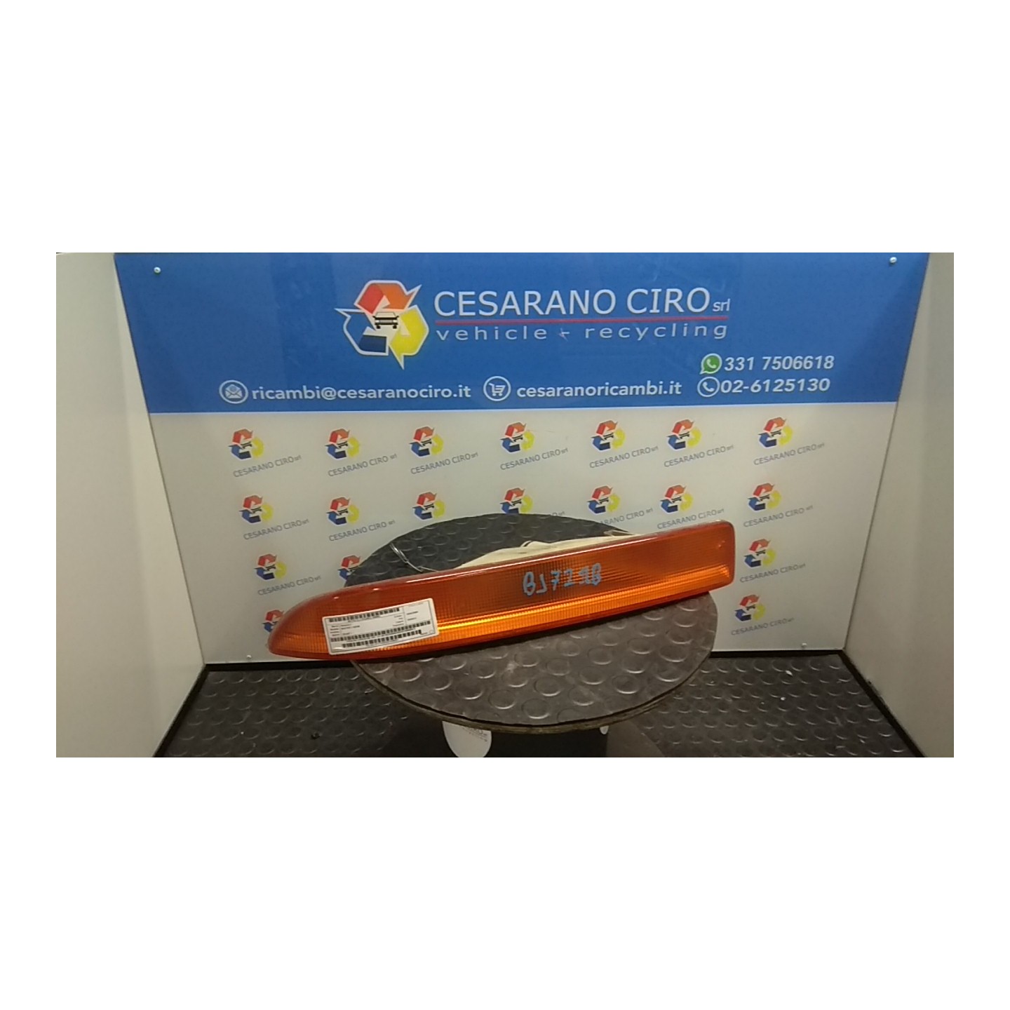 FANALINO DIREZIONE ANT. DX 063 RENAULT MASTER 2 SERIE S8UW7 NB7802000062003391999999DX