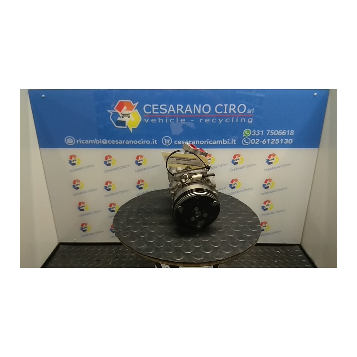 COMPRESSORE A/C -01/07 038 RENAULT KANGOO (04/03-03/09) D4FF7 8200618853