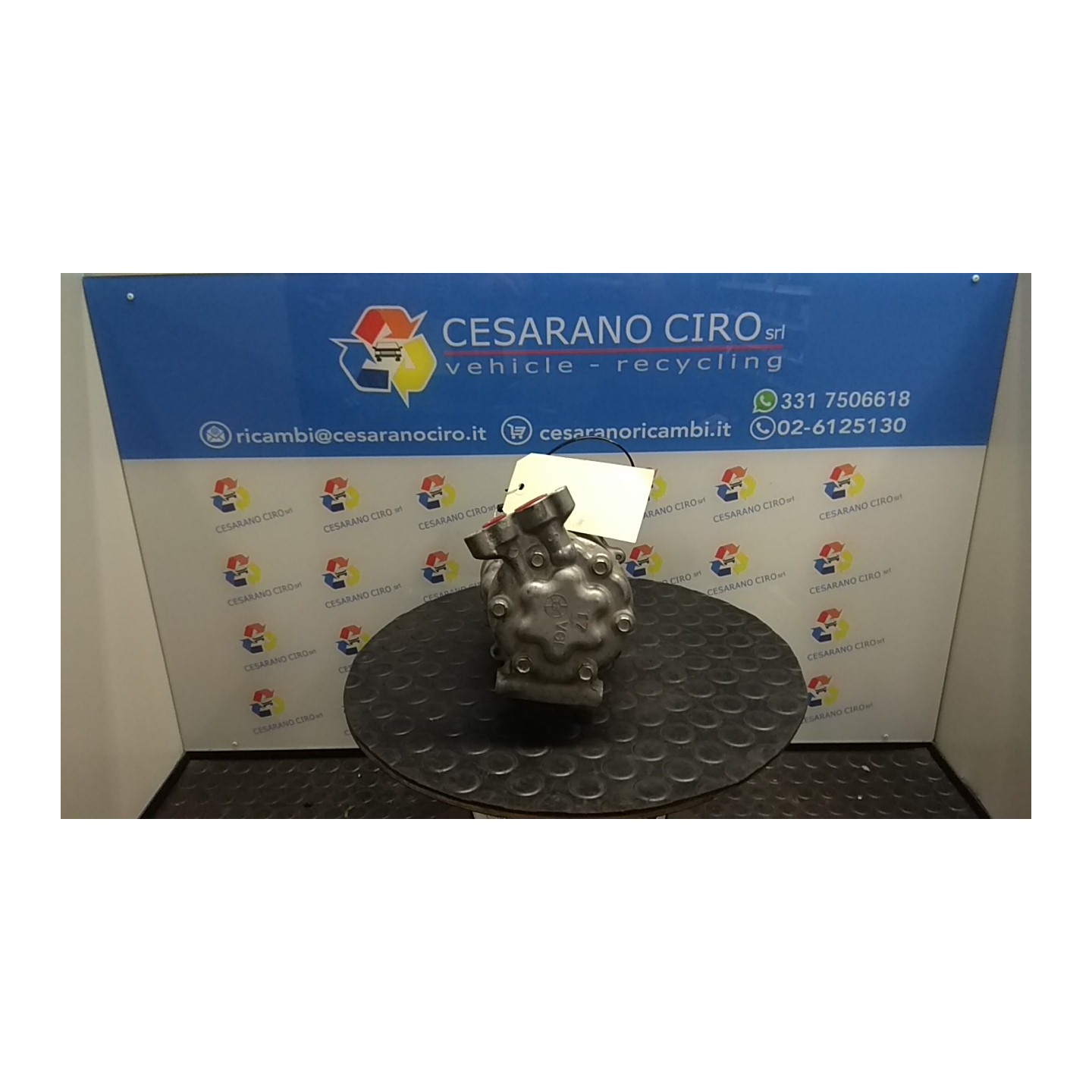 COMPRESSORE A/C -01/07 038 RENAULT KANGOO (04/03-03/09) D4FF7 8200618853