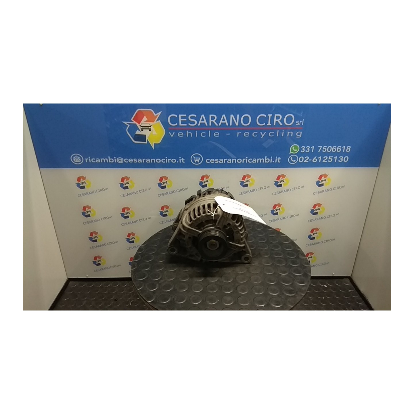 ALTERNATORE 100AMP 091 OPEL MERIVA (X03) (03/03-12/10) Z14XEP 93180417