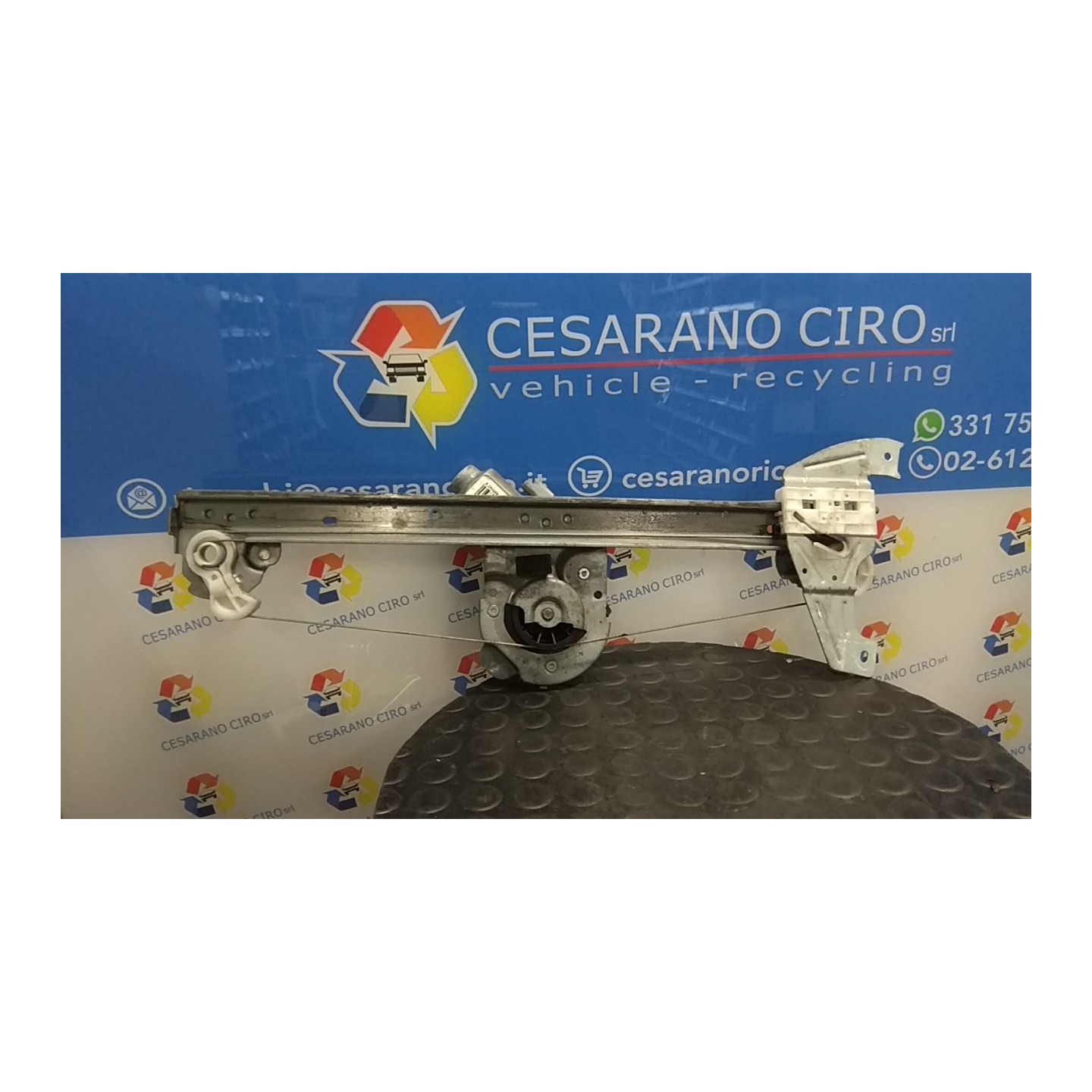 ALZACRISTALLO ELETTR. PORTA ANT. C/MOTORINO DX. 050 CITROEN C1 (05/05-04/14) 1KR 9222T6