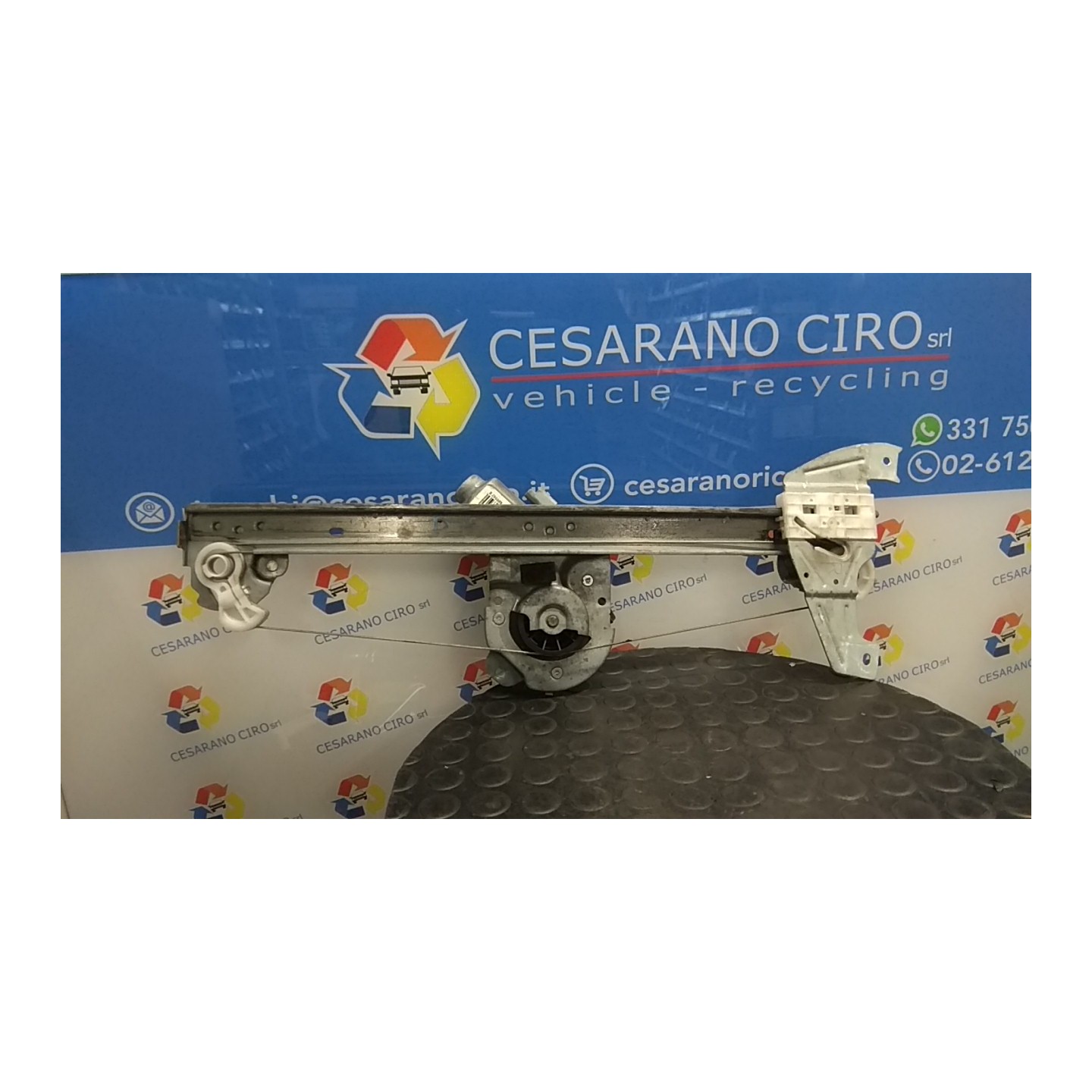 ALZACRISTALLO ELETTR. PORTA ANT. C/MOTORINO DX. 050 CITROEN C1 (05/05-04/14) 1KR 9222T6