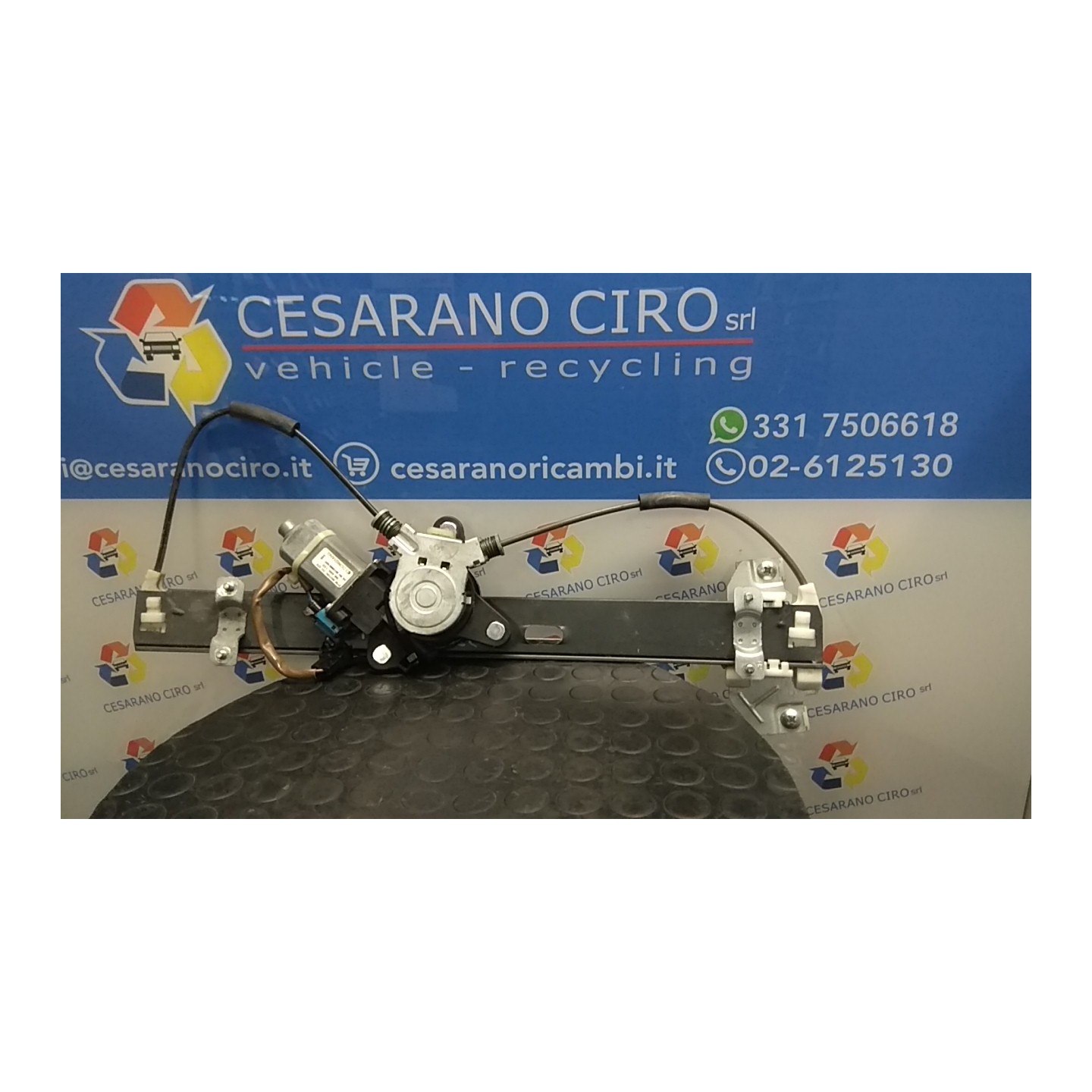 ALZACRISTALLO ELETTR. PORTA ANT. DX. 057 CHEVROLET (DAEWOO) MATIZ (M200) (04/05-12/10) A08S3 96601566