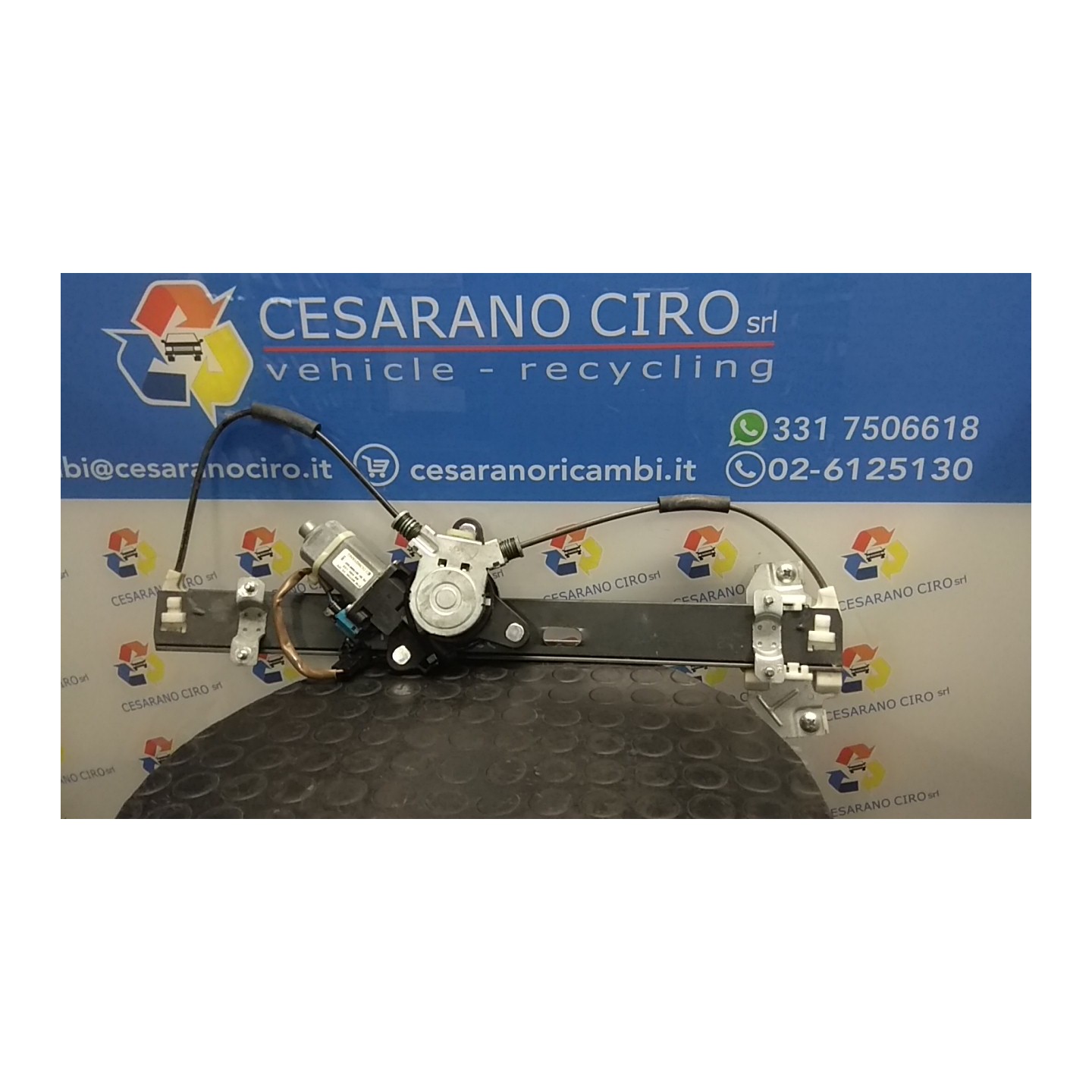 ALZACRISTALLO ELETTR. PORTA ANT. DX. 057 CHEVROLET (DAEWOO) MATIZ (M200) (04/05-12/10) A08S3 96601566
